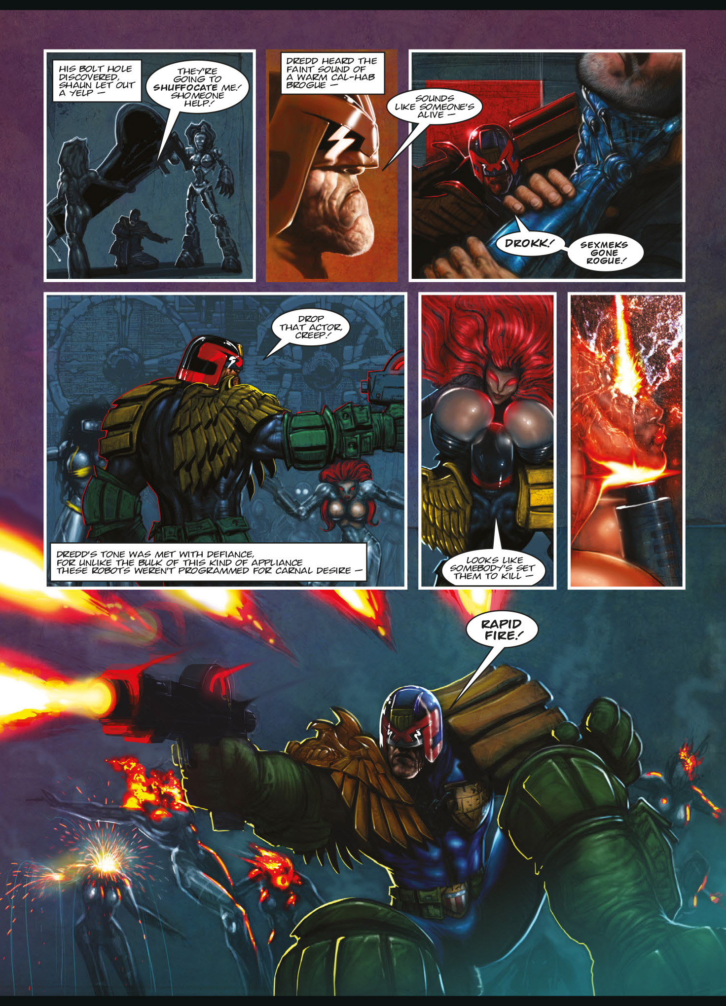 Judge Dredd Megazine (2003-) issue 416 - Page 97