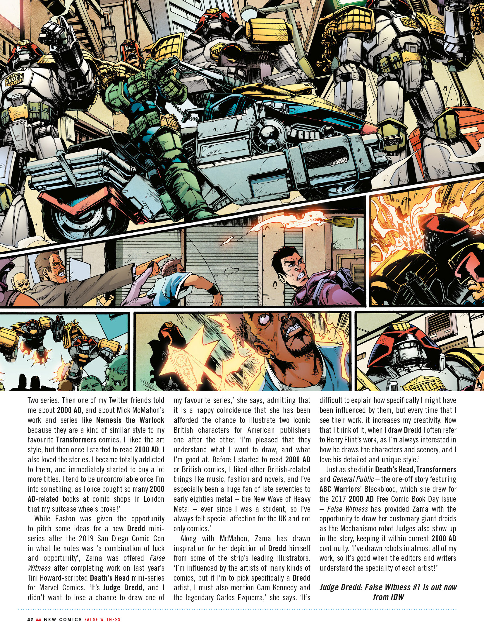 Judge Dredd Megazine (2003-) issue 418 - Page 42