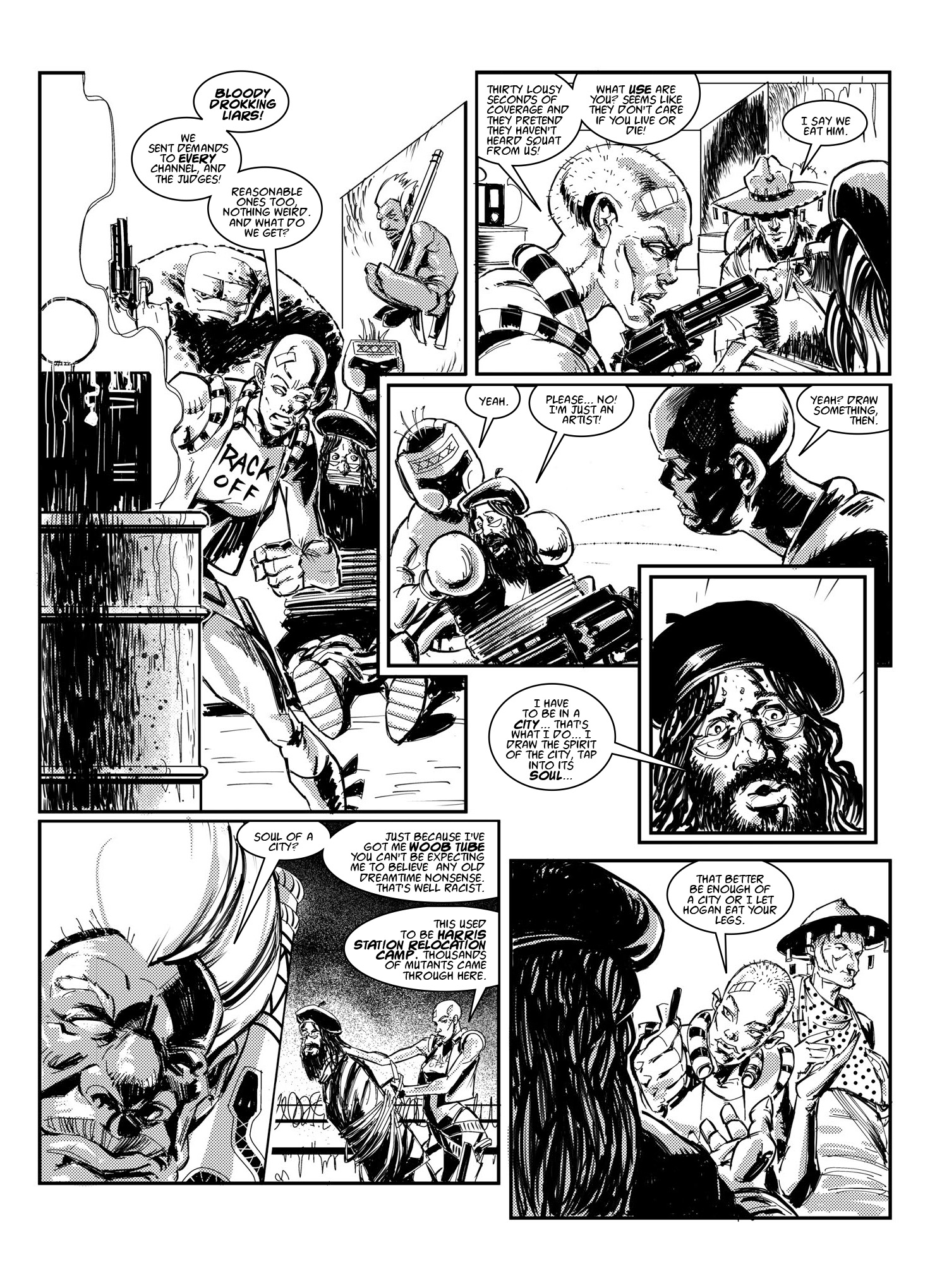 Judge Dredd Megazine (2003-) issue 420 - Page 112