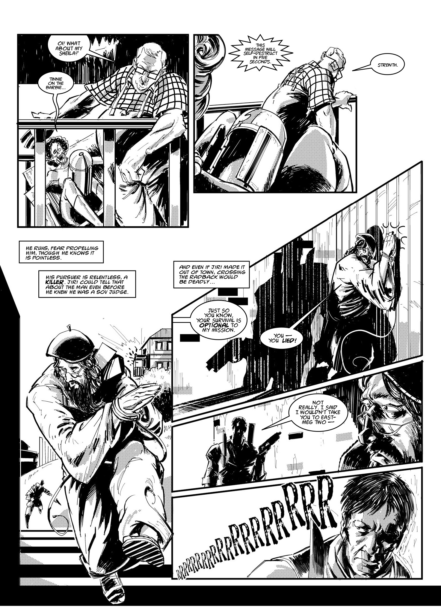 Judge Dredd Megazine (2003-) issue 420 - Page 123