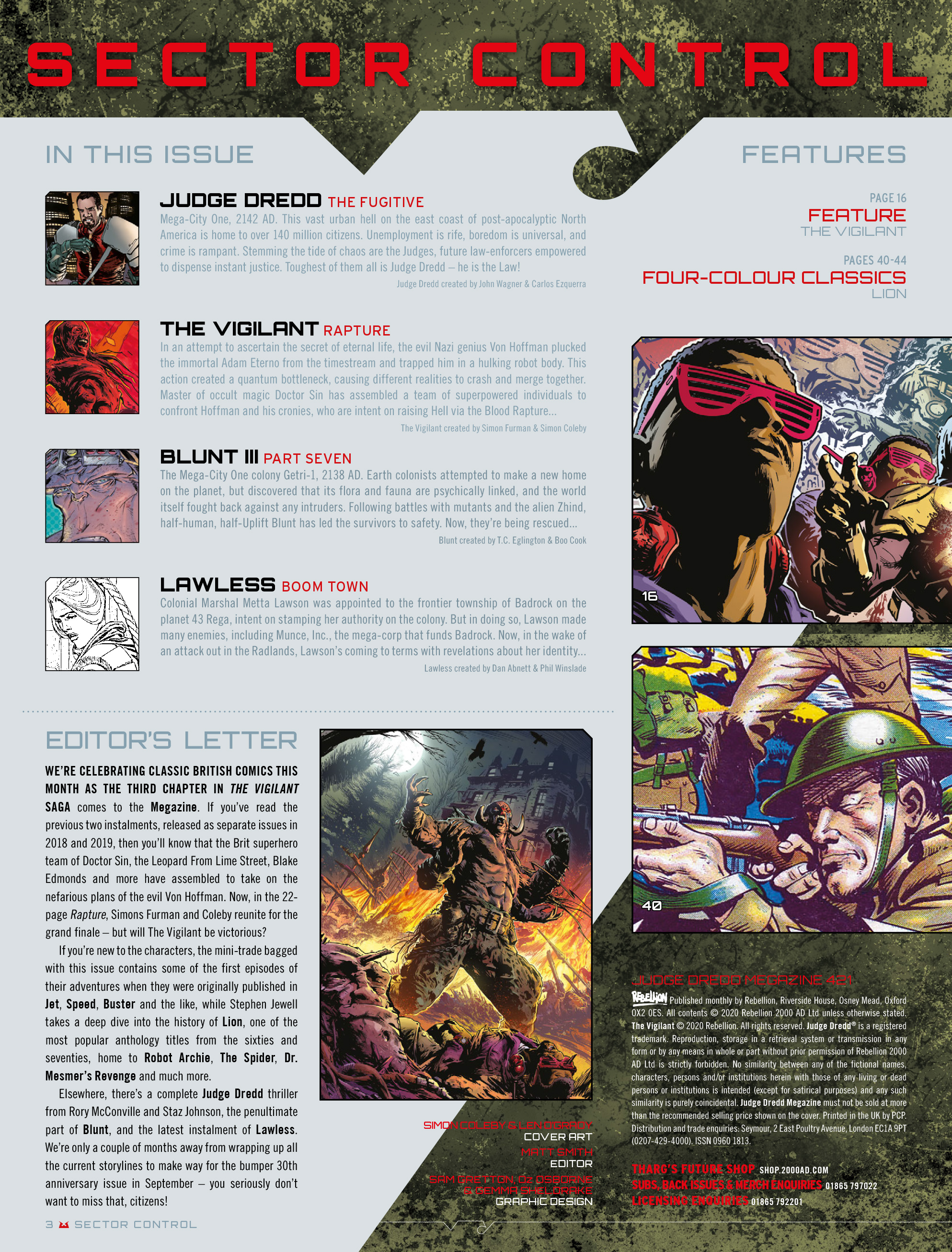 Judge Dredd Megazine (2003-) issue 421 - Page 3