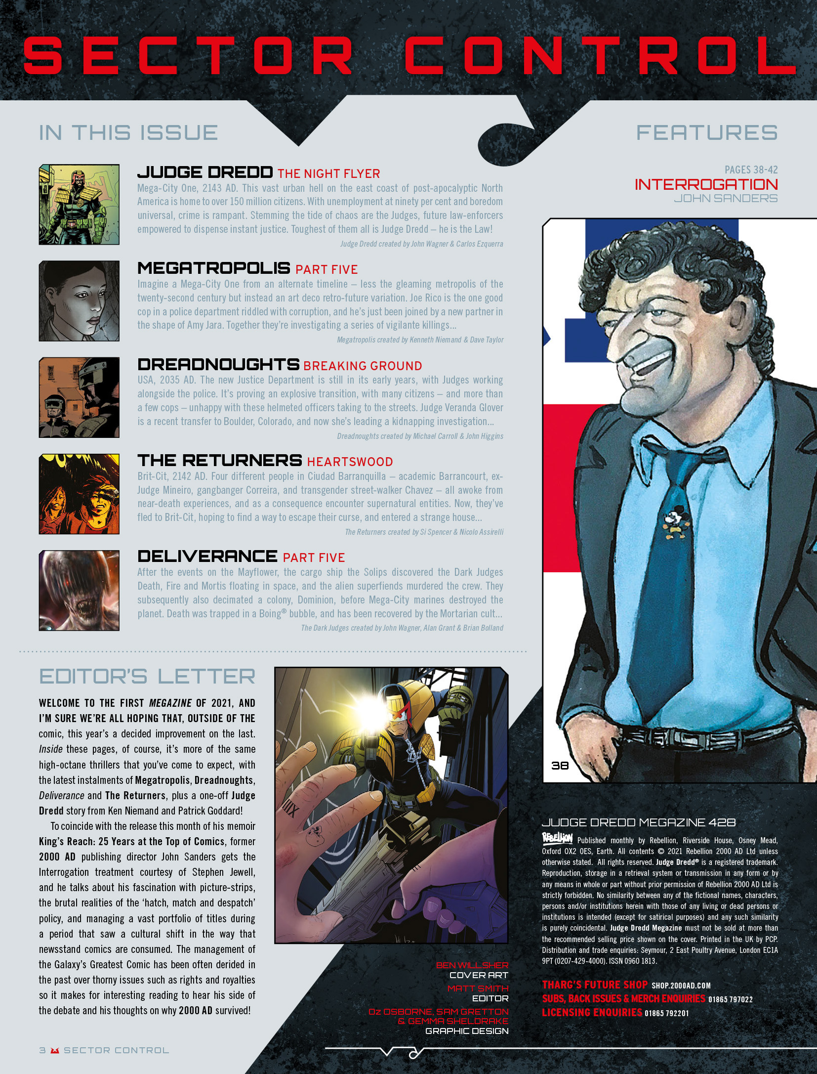 Judge Dredd Megazine (2003-) issue 428 - Page 3