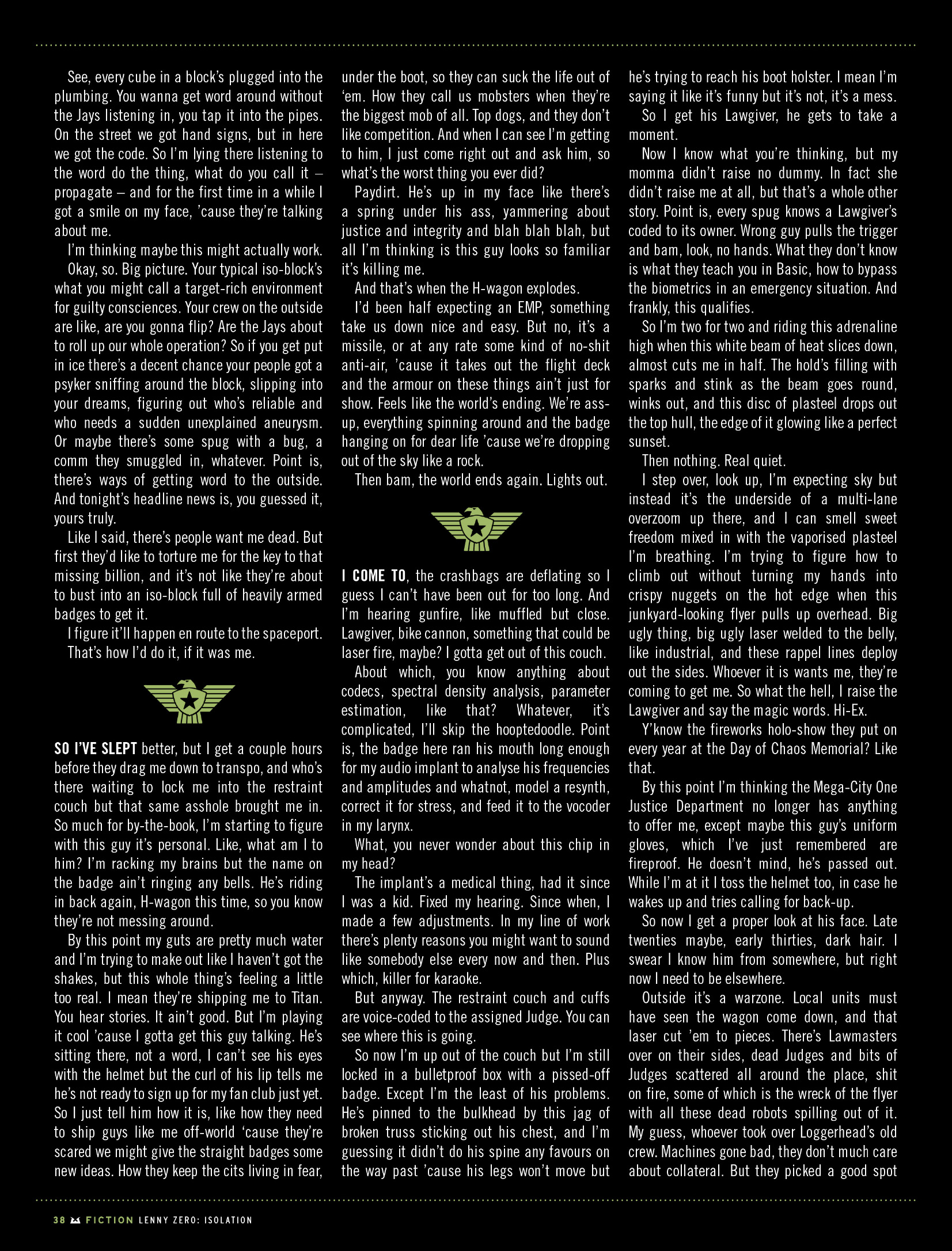 Judge Dredd Megazine (2003-) issue 439 - Page 38