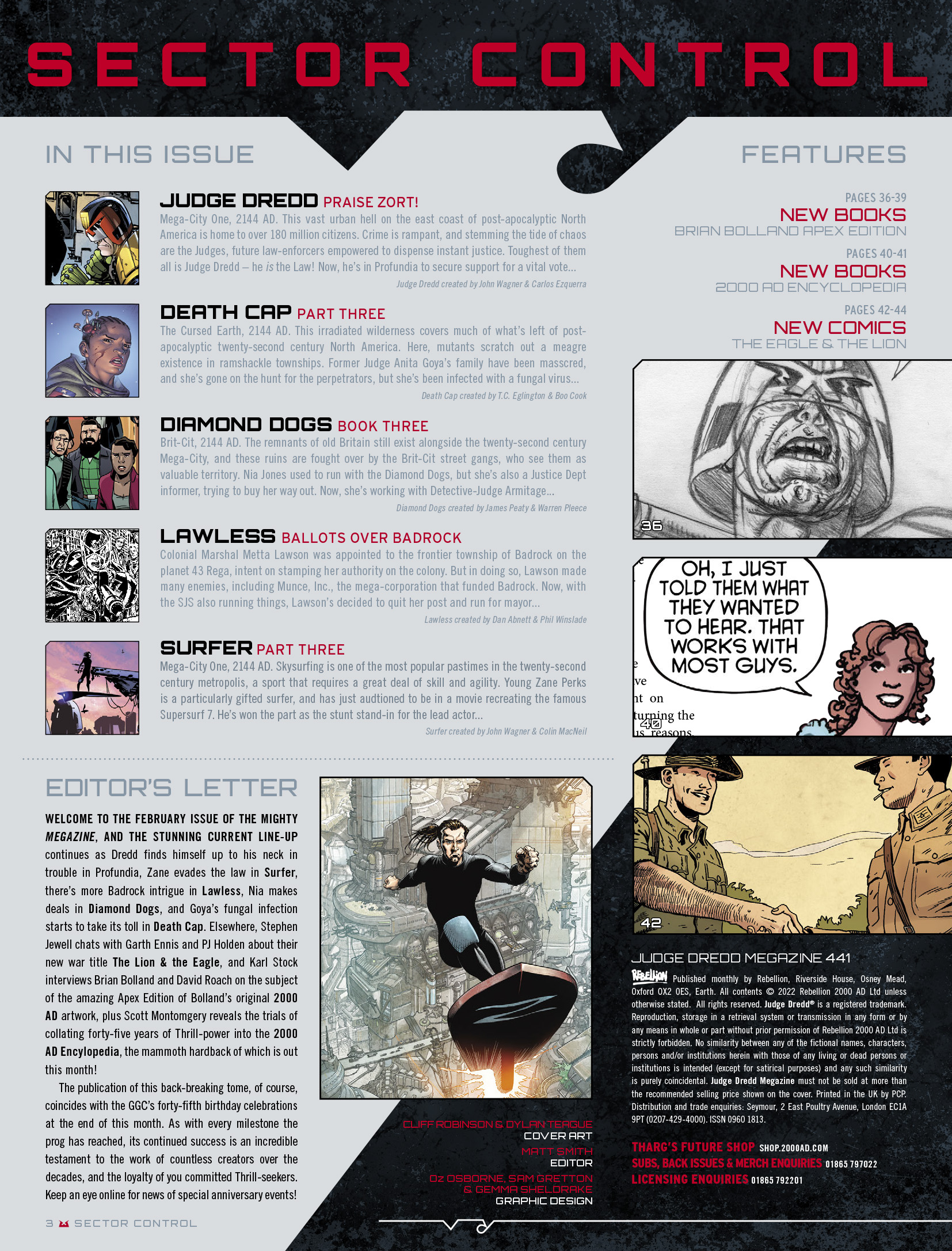 Judge Dredd Megazine (2003-) issue 441 - Page 3