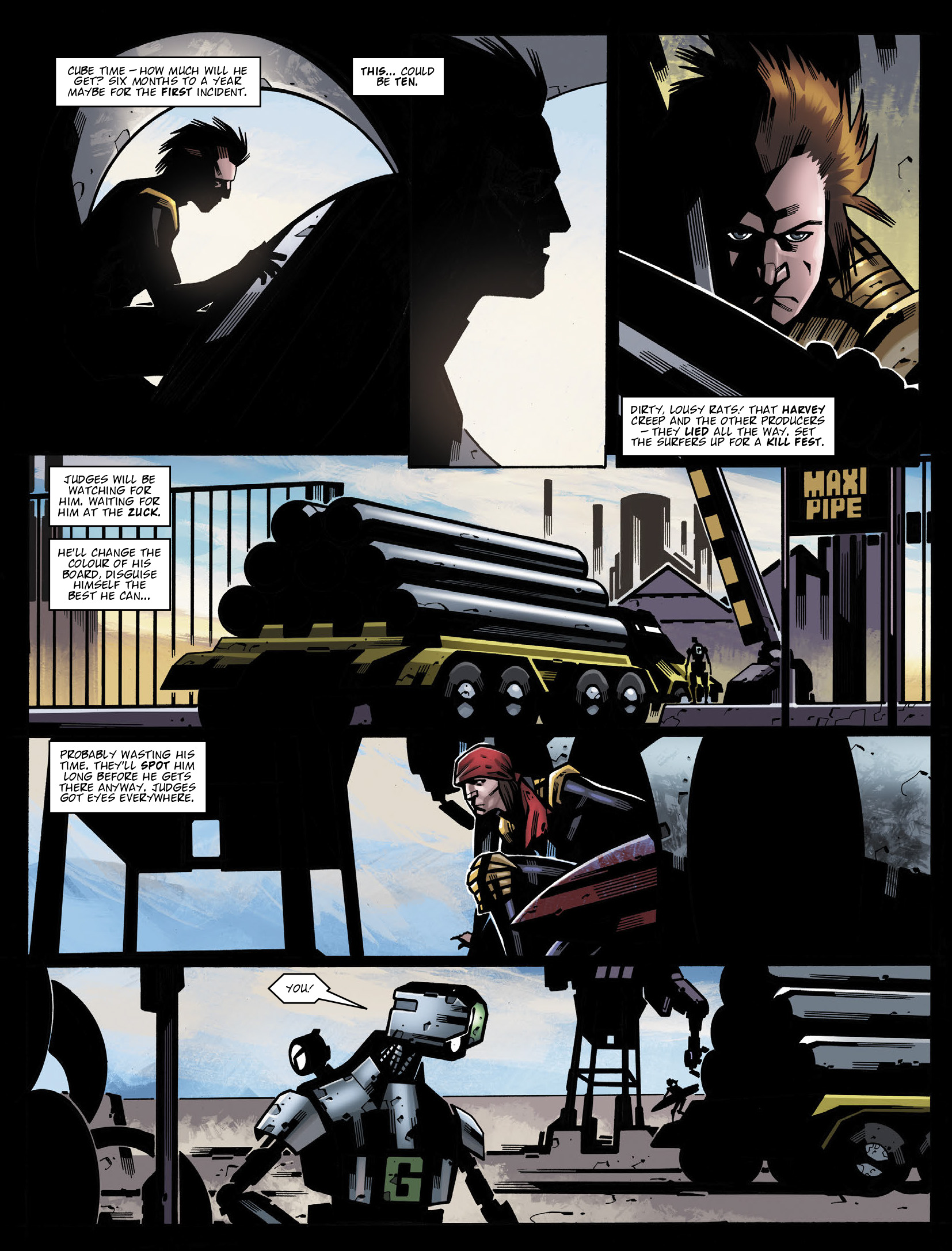 Judge Dredd Megazine (2003-) issue 444 - Page 56