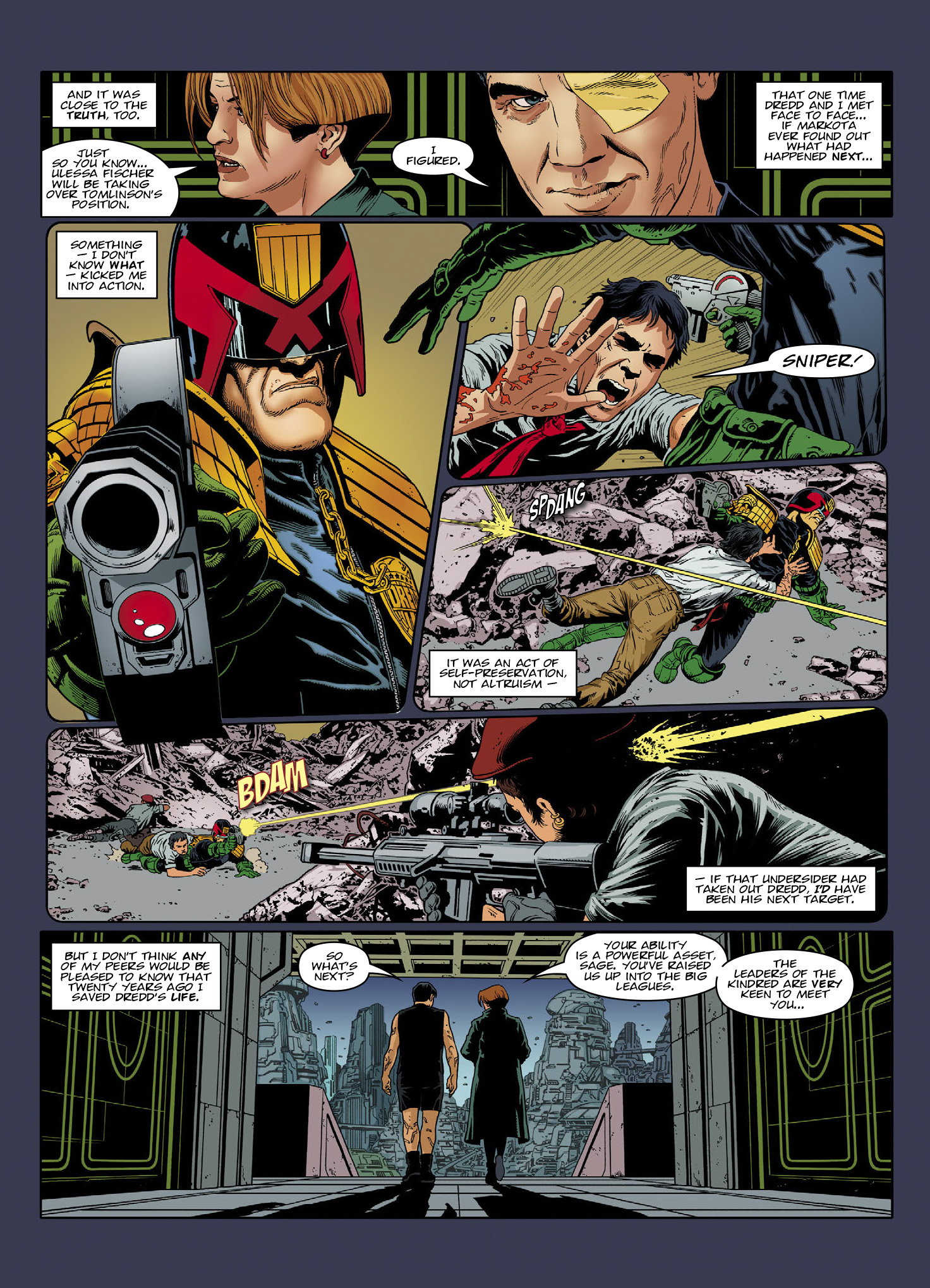 Judge Dredd Megazine (2003-) issue 450 - Page 128