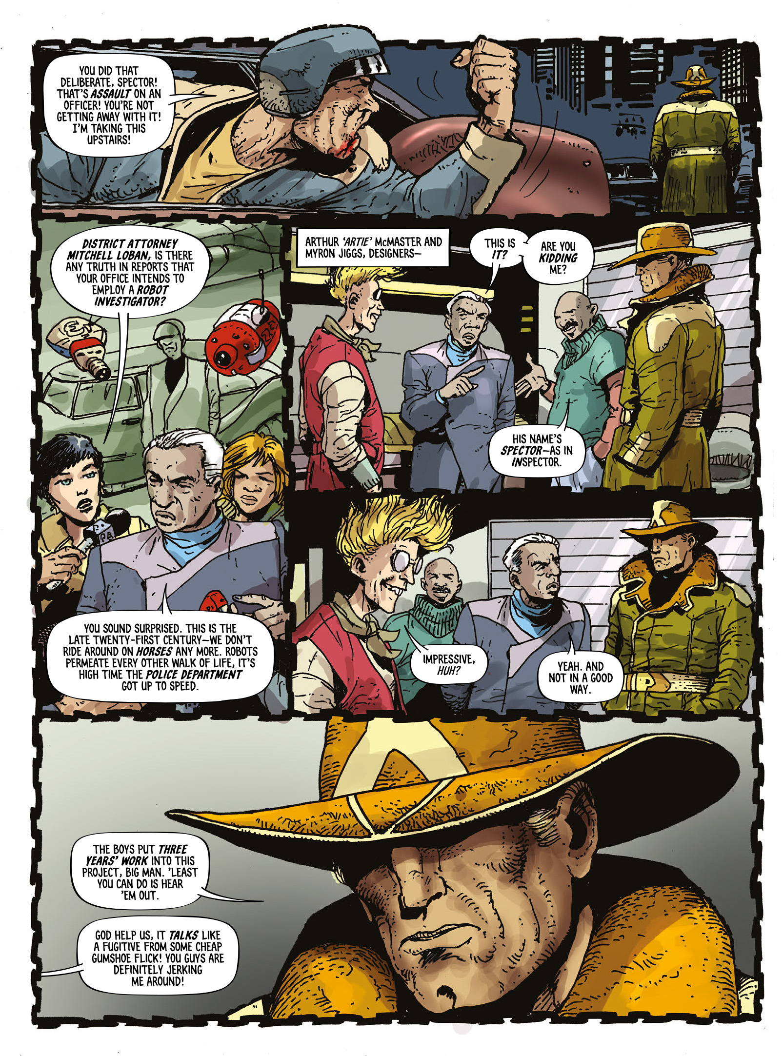 Judge Dredd Megazine (2003-) issue 455 - Page 22