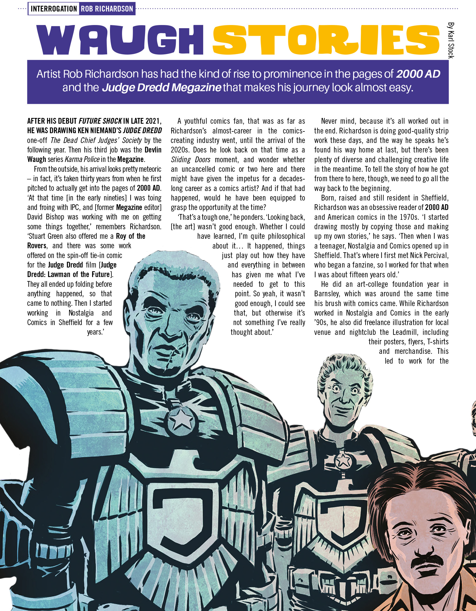 Judge Dredd Megazine (2003-) issue 455 - Page 57