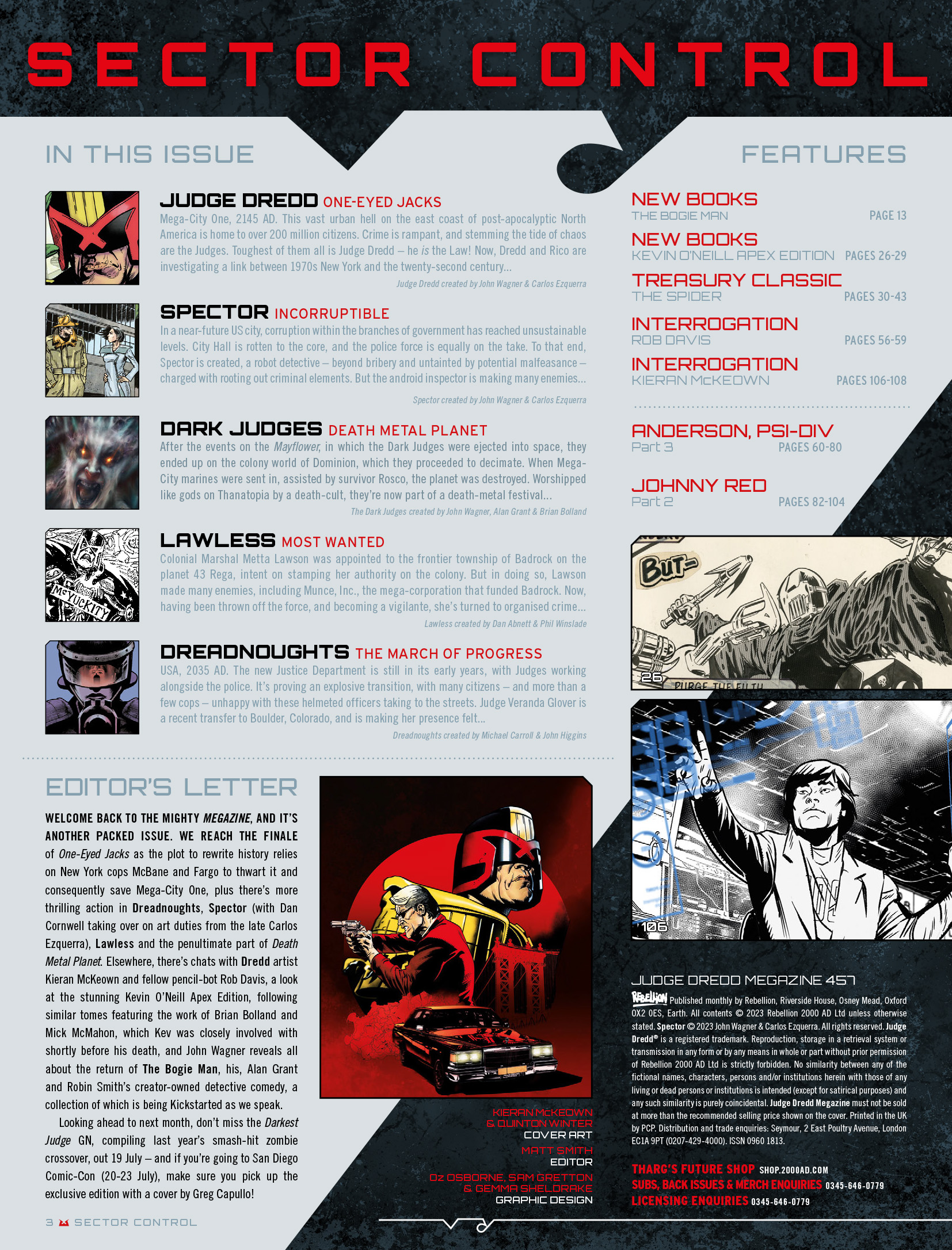 Judge Dredd Megazine (2003-) issue 457 - Page 3