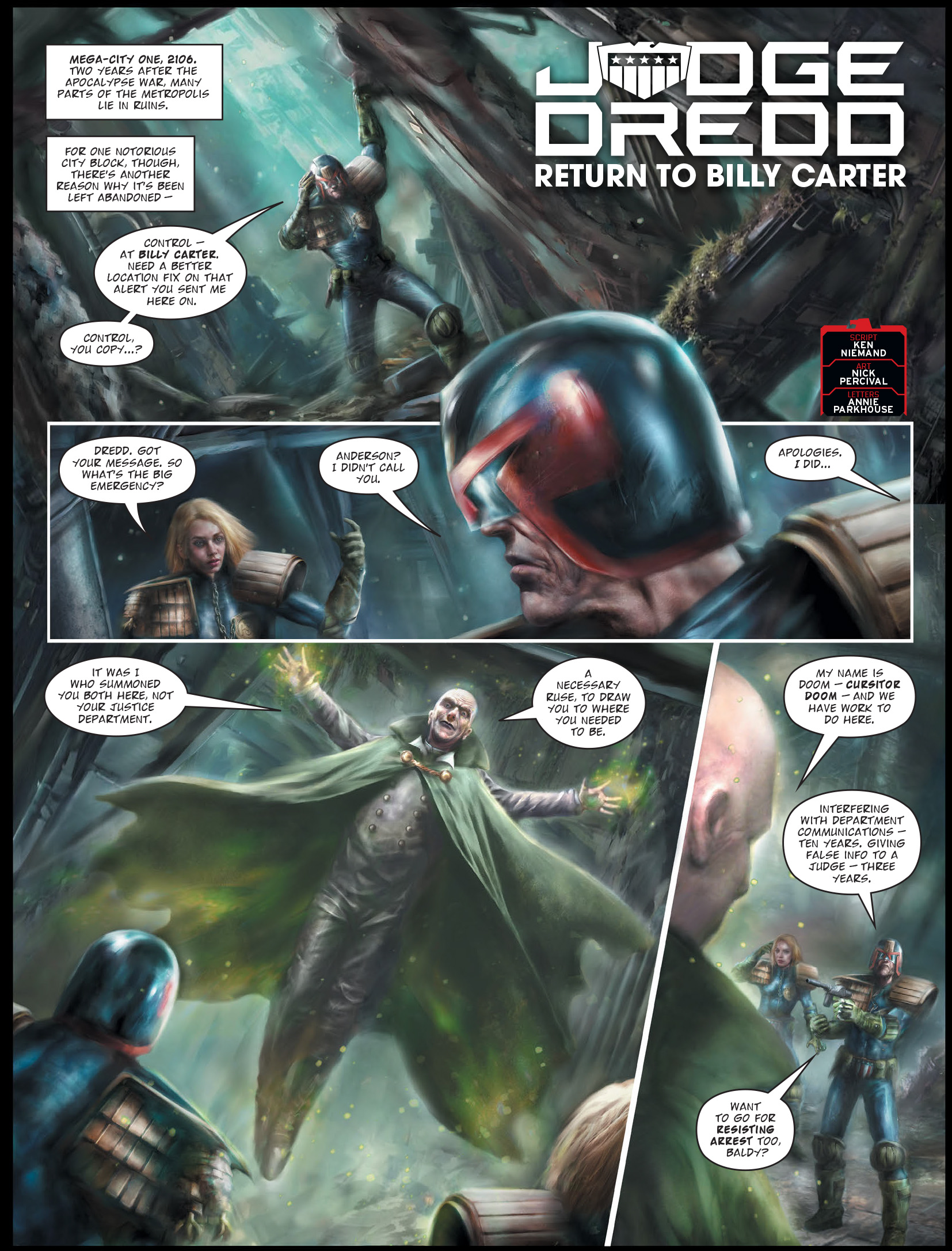 Judge Dredd Megazine (2003-) issue 460 - Page 5