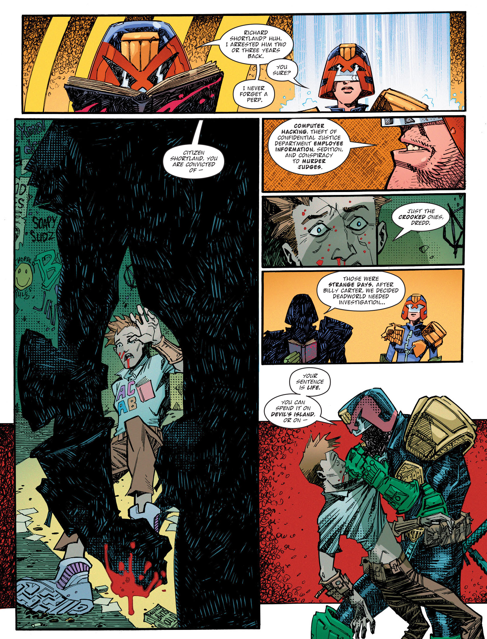 Judge Dredd Megazine (2003-) issue 460 - Page 45