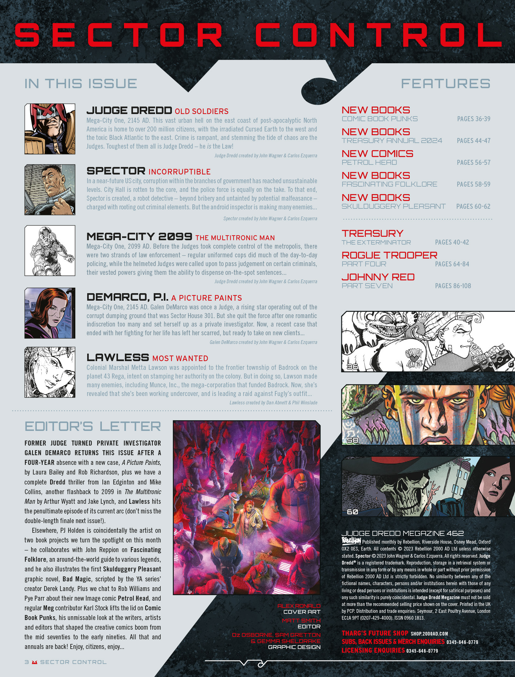 Judge Dredd Megazine (2003-) issue 462 - Page 3