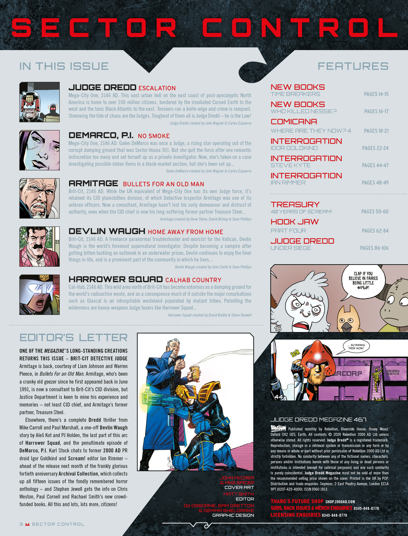 Judge Dredd Megazine (2003-) issue 467 - Page 3