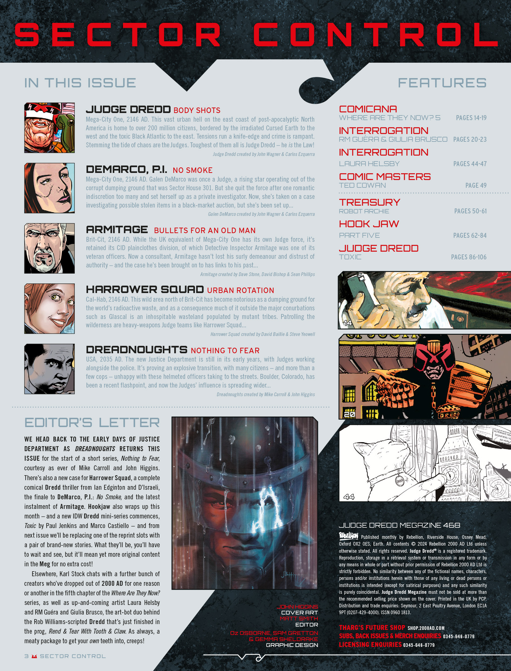 Judge Dredd Megazine (2003-) issue 468 - Page 3