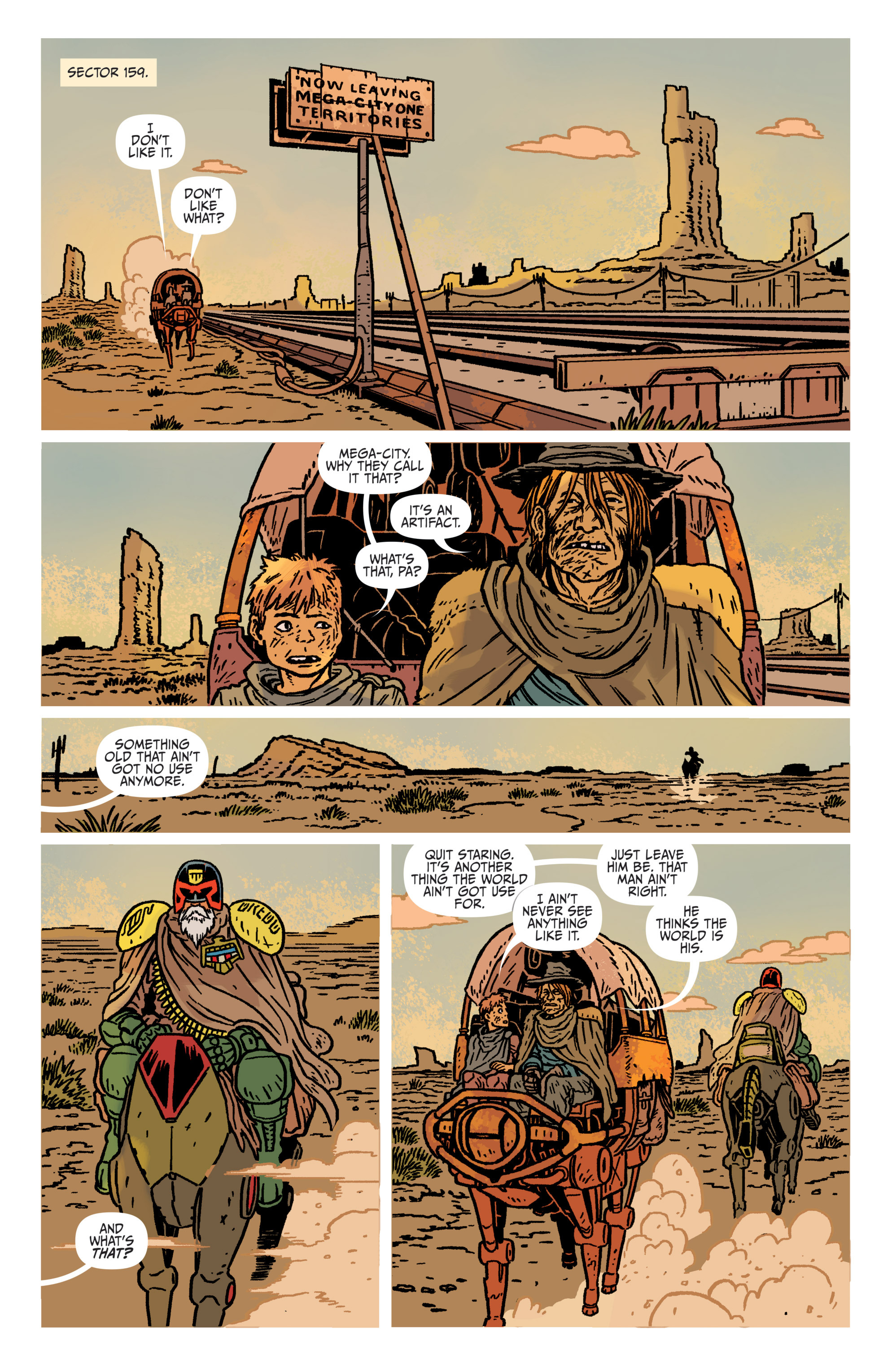 Judge Dredd: The Blessed Earth (2017) issue 1 - Page 5