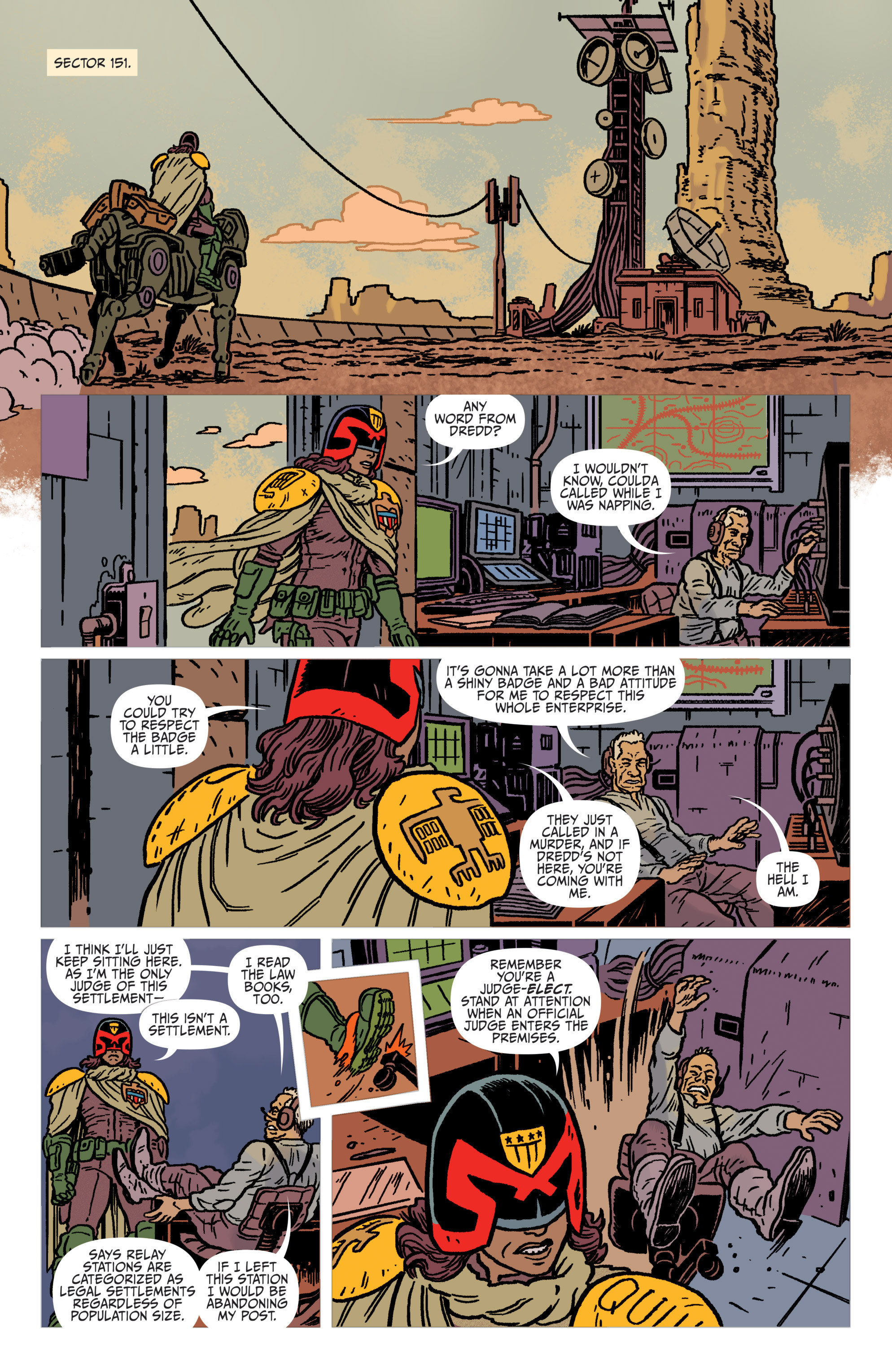 Judge Dredd: The Blessed Earth (2017) issue 1 - Page 7