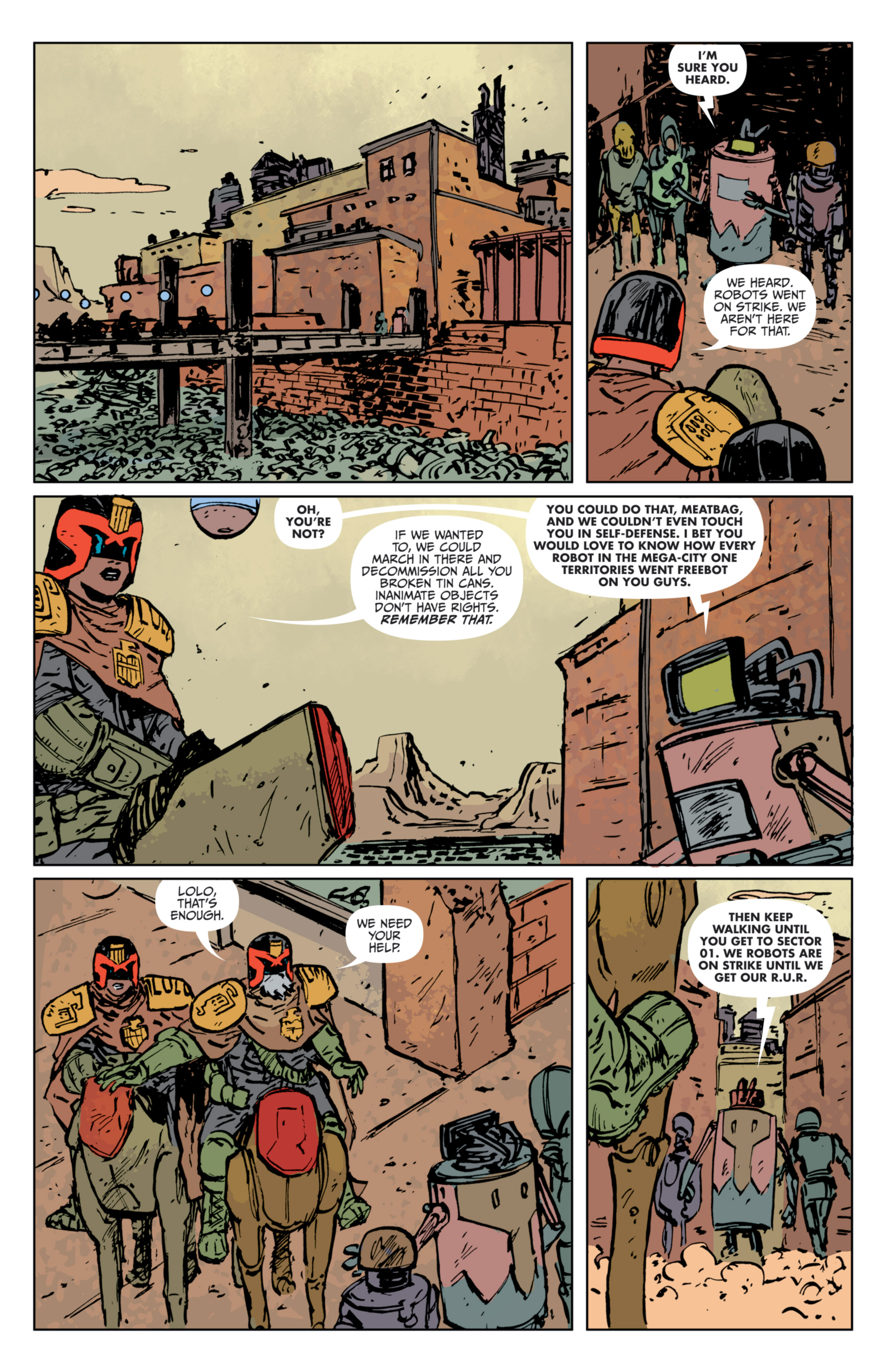 Judge Dredd: The Blessed Earth (2017) issue 4 - Page 6