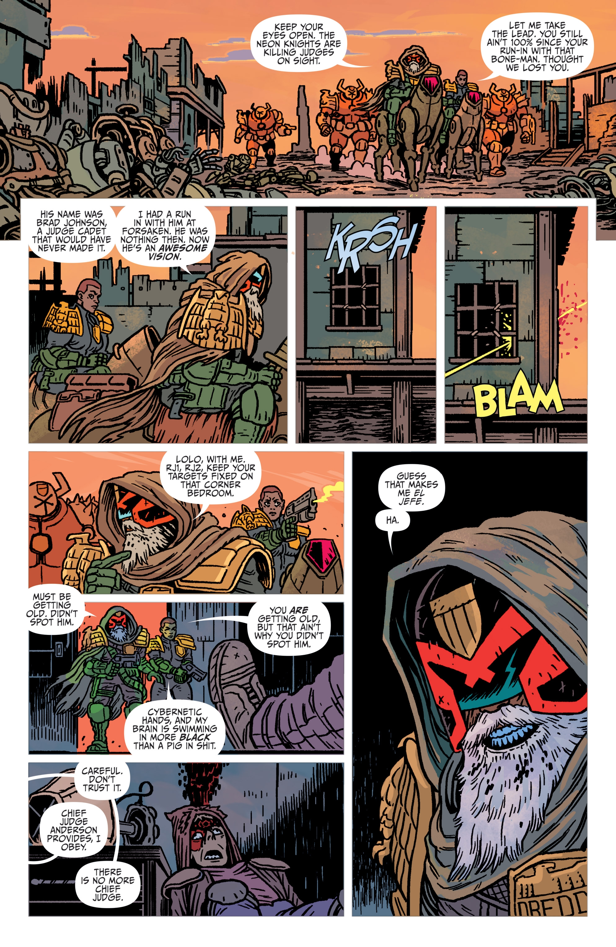 Judge Dredd: The Blessed Earth (2017) issue 7 - Page 8