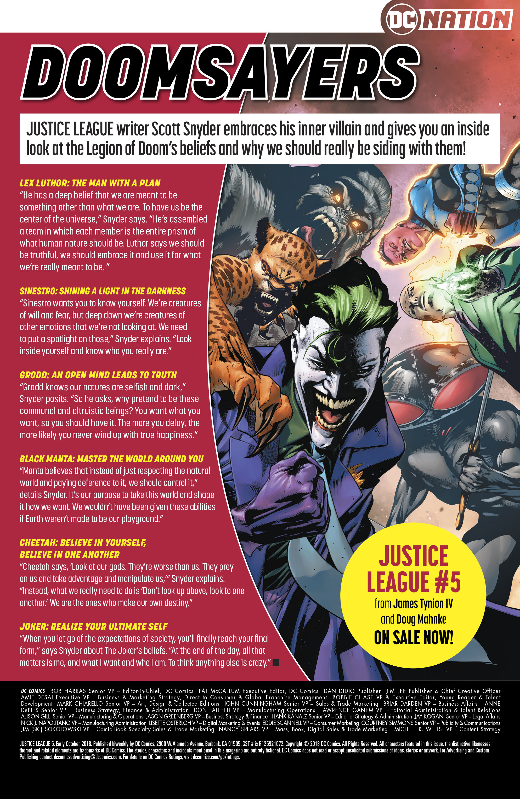 Read Justice League (2018-) Issue #5 Online - All Page