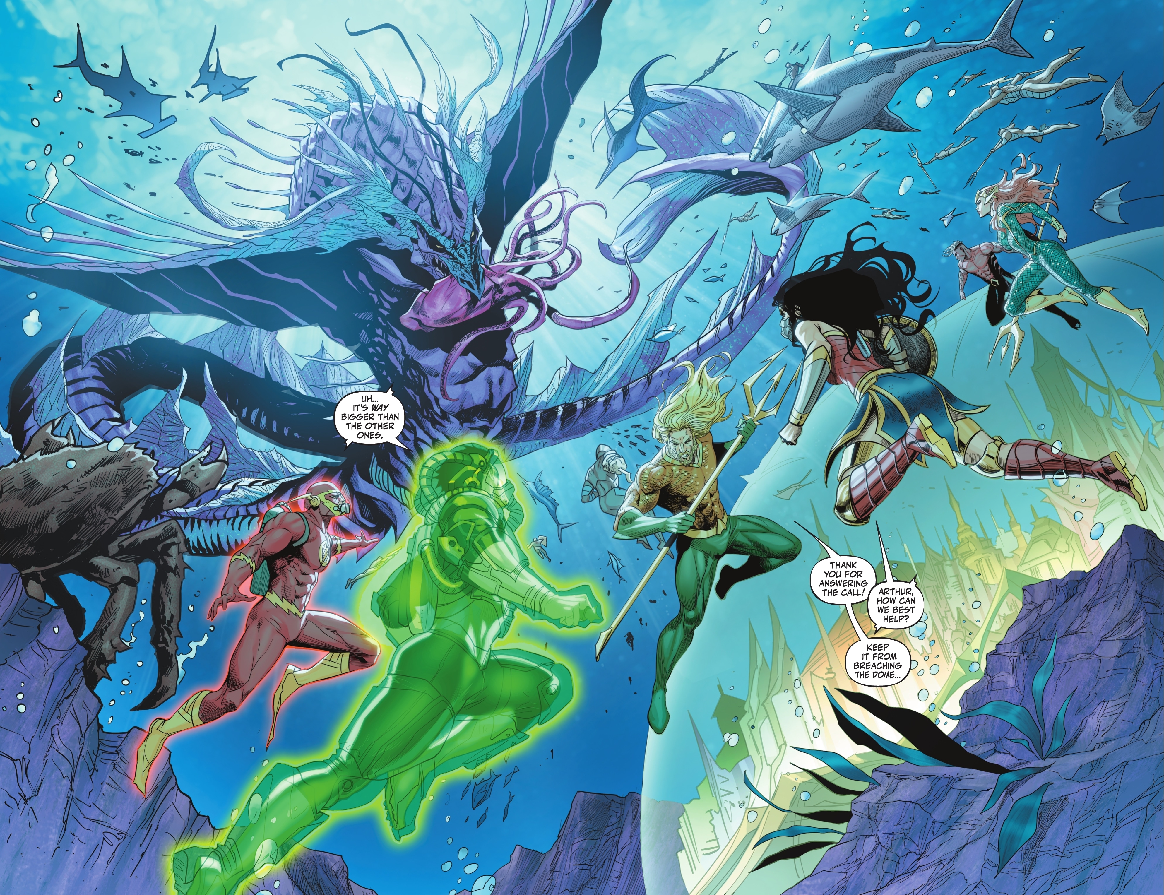 Justice League vs. Godzilla vs. Kong (2023-) issue 4 - Page 21