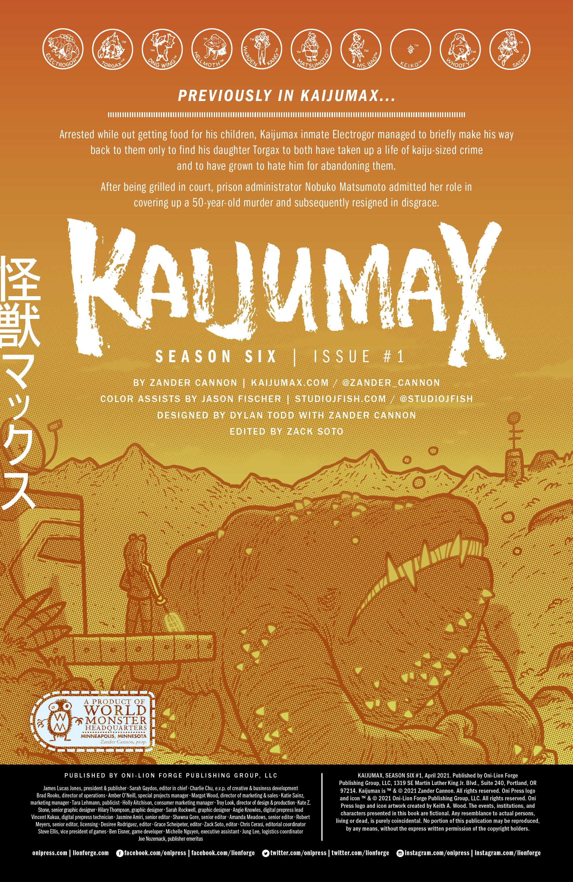 Kaijumax: Season 6 (2021-): Chapter 1 - Page 2