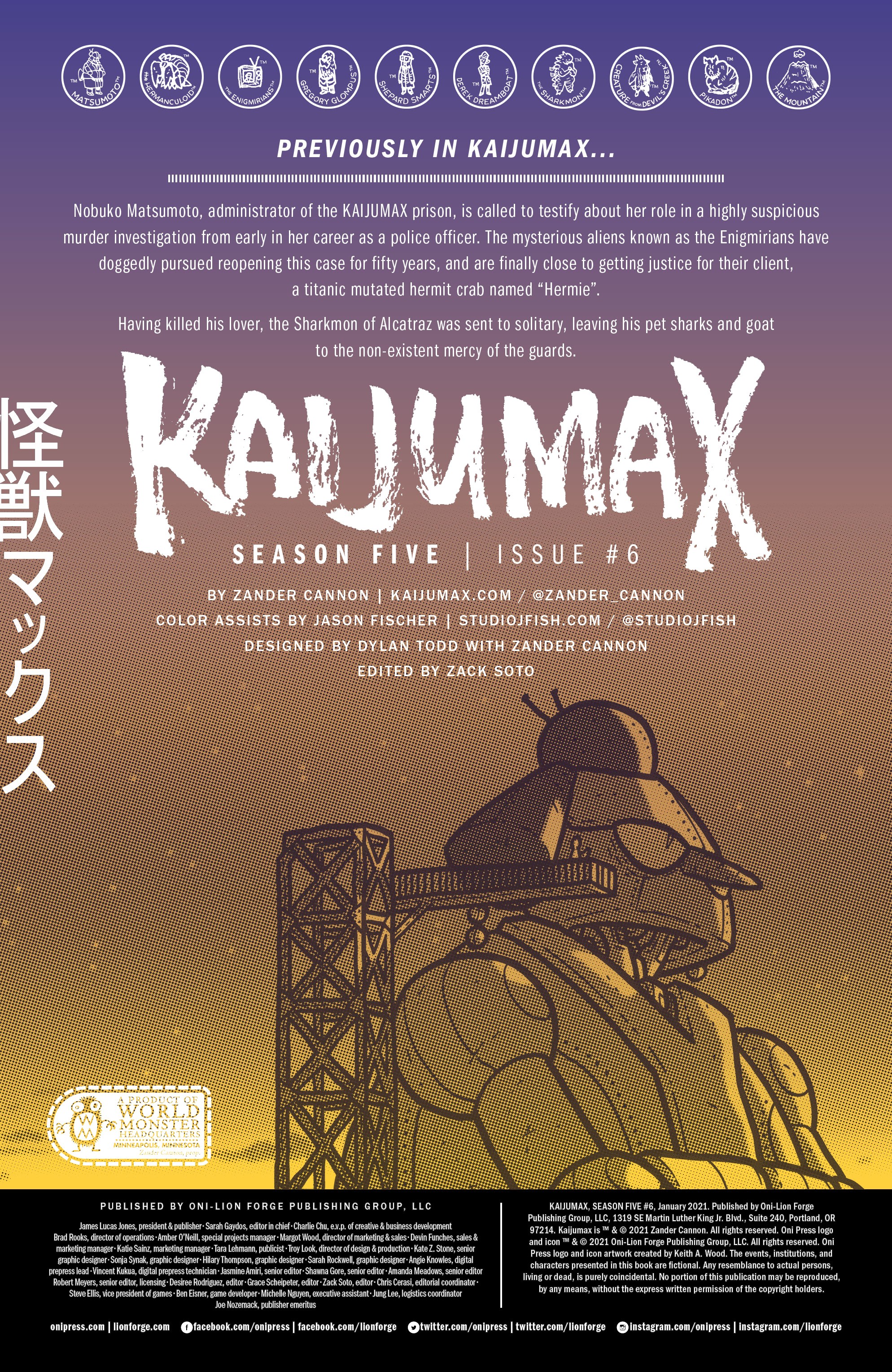 Kaijumax Season Five (2019-) issue 6 - Page 2