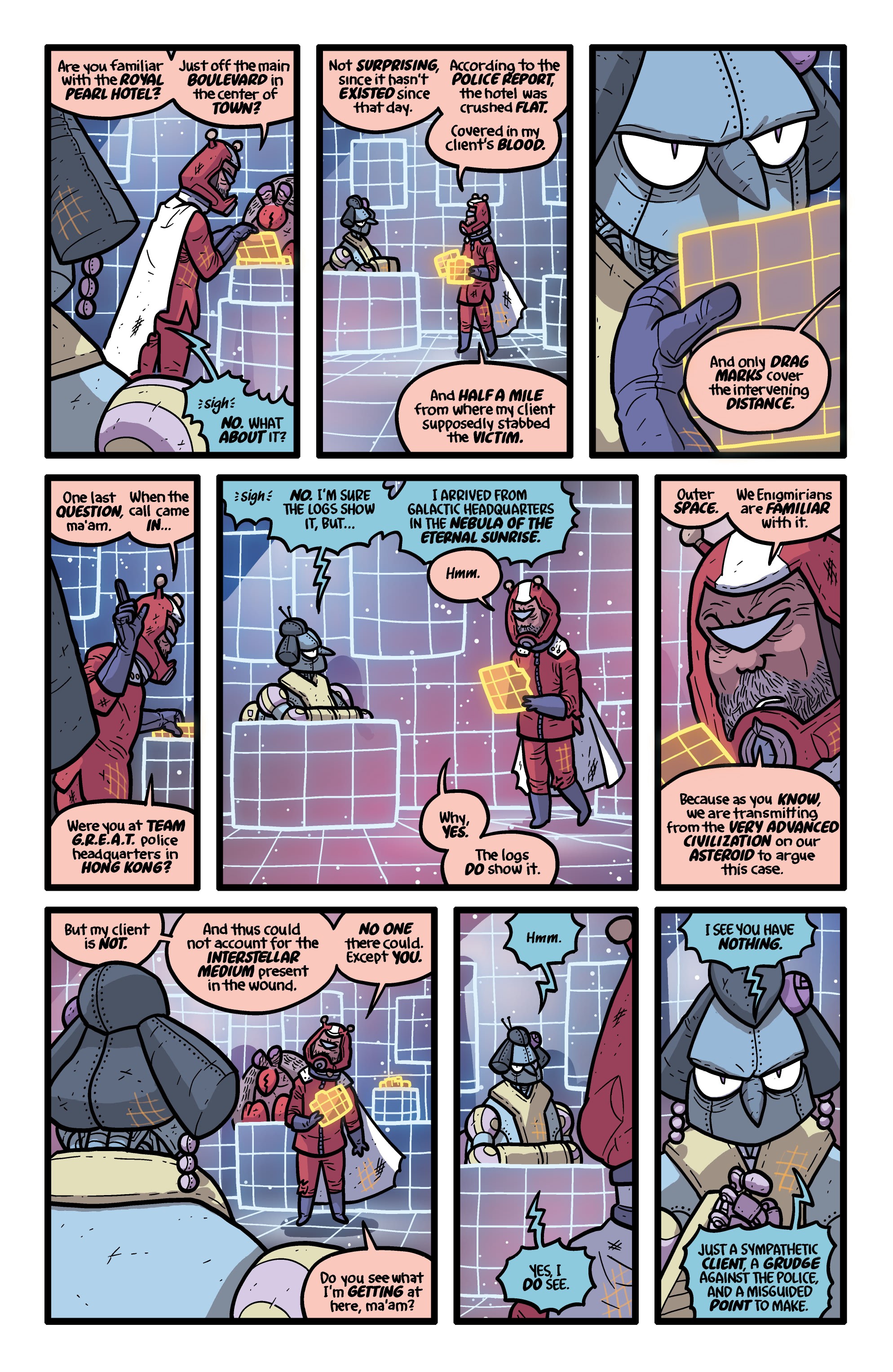 <{ $series->title }} issue 6 - Page 9