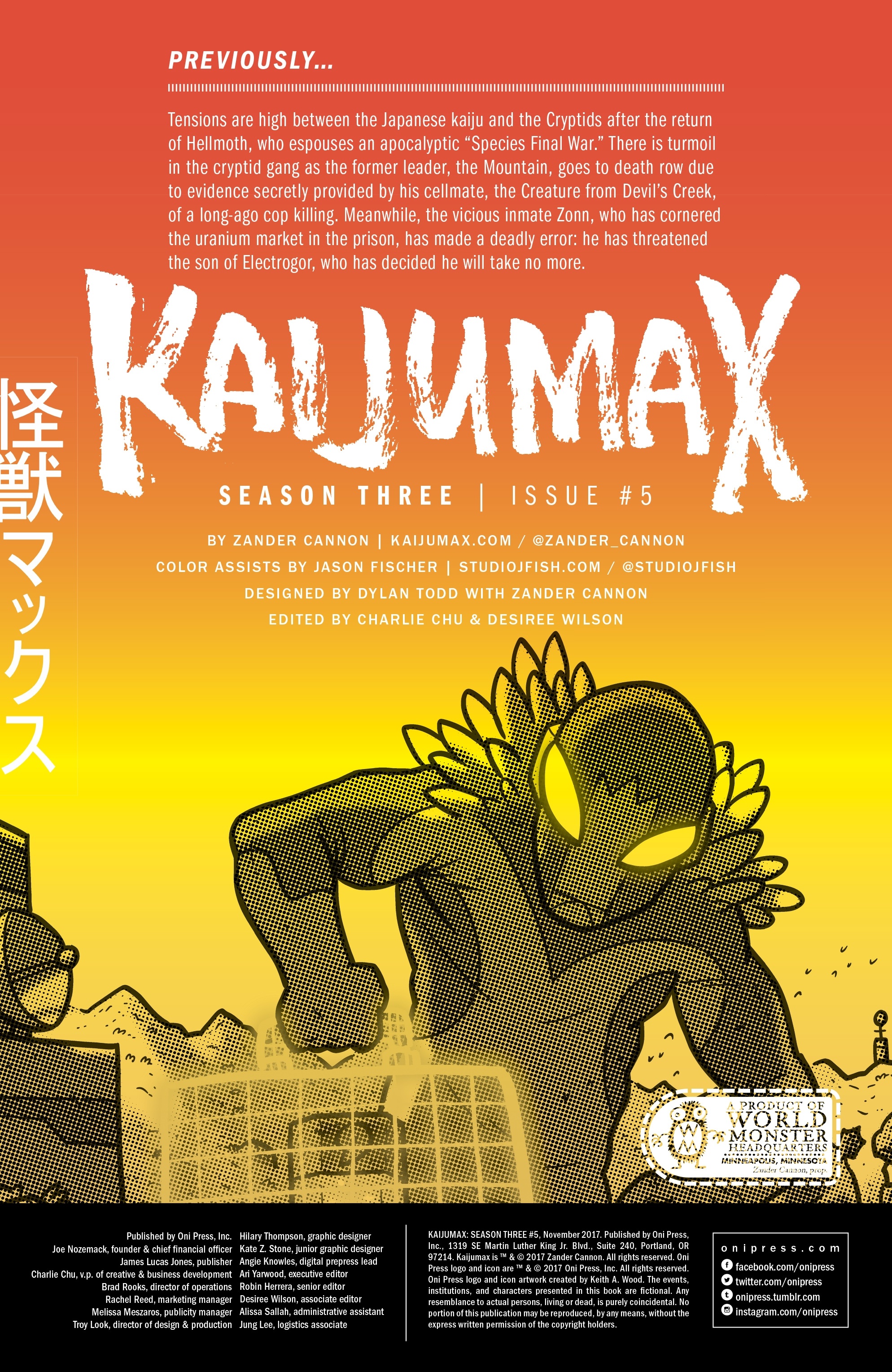 Kaijumax: Season Three (2017) issue 5 - Page 2