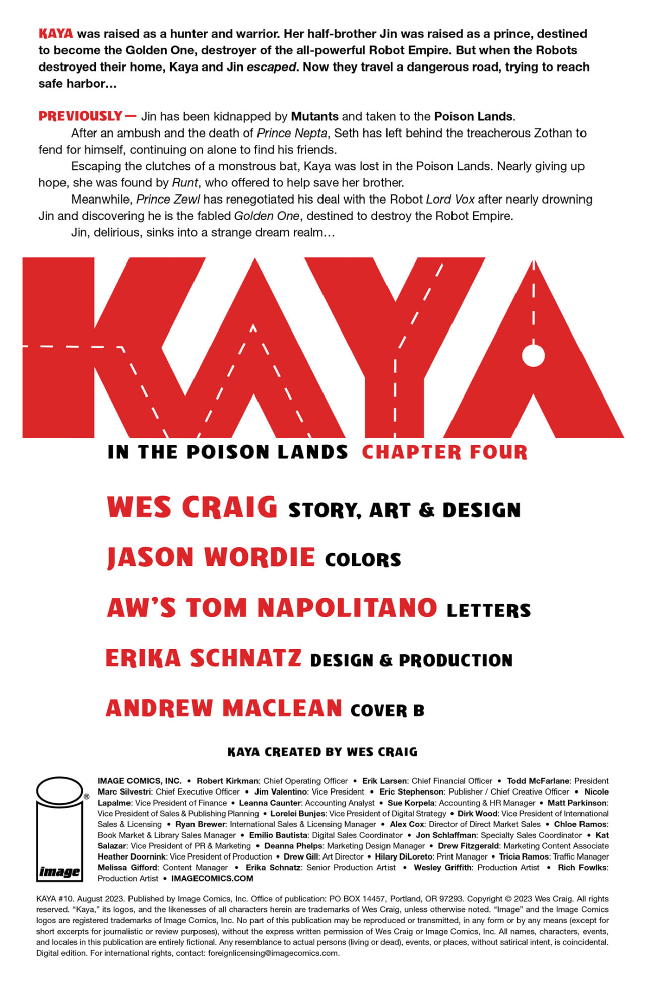 Kaya (2022-): Chapter 10 - Page 2