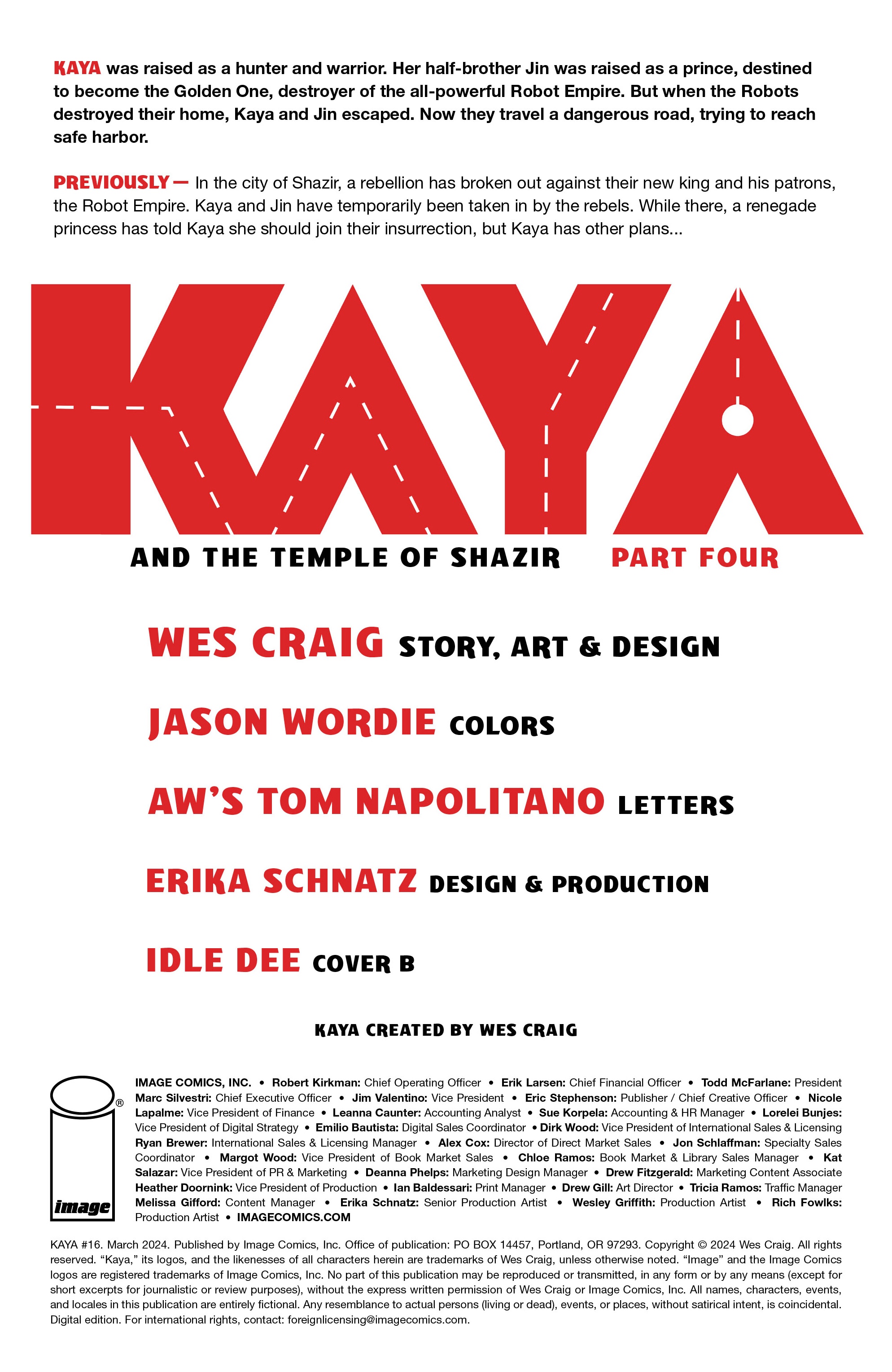 Kaya (2022-): Chapter 16 - Page 2