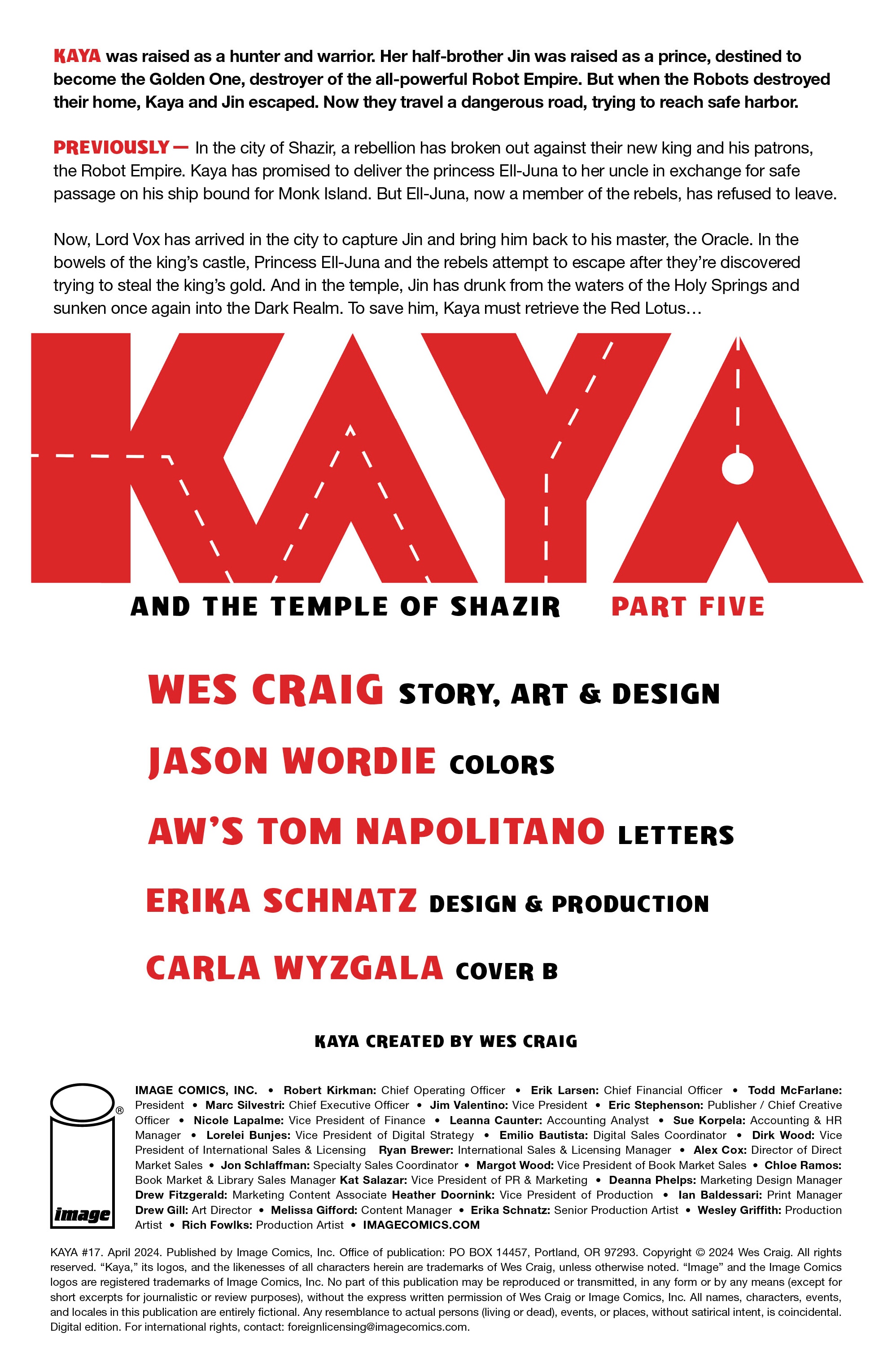 Kaya (2022-): Chapter 17 - Page 2
