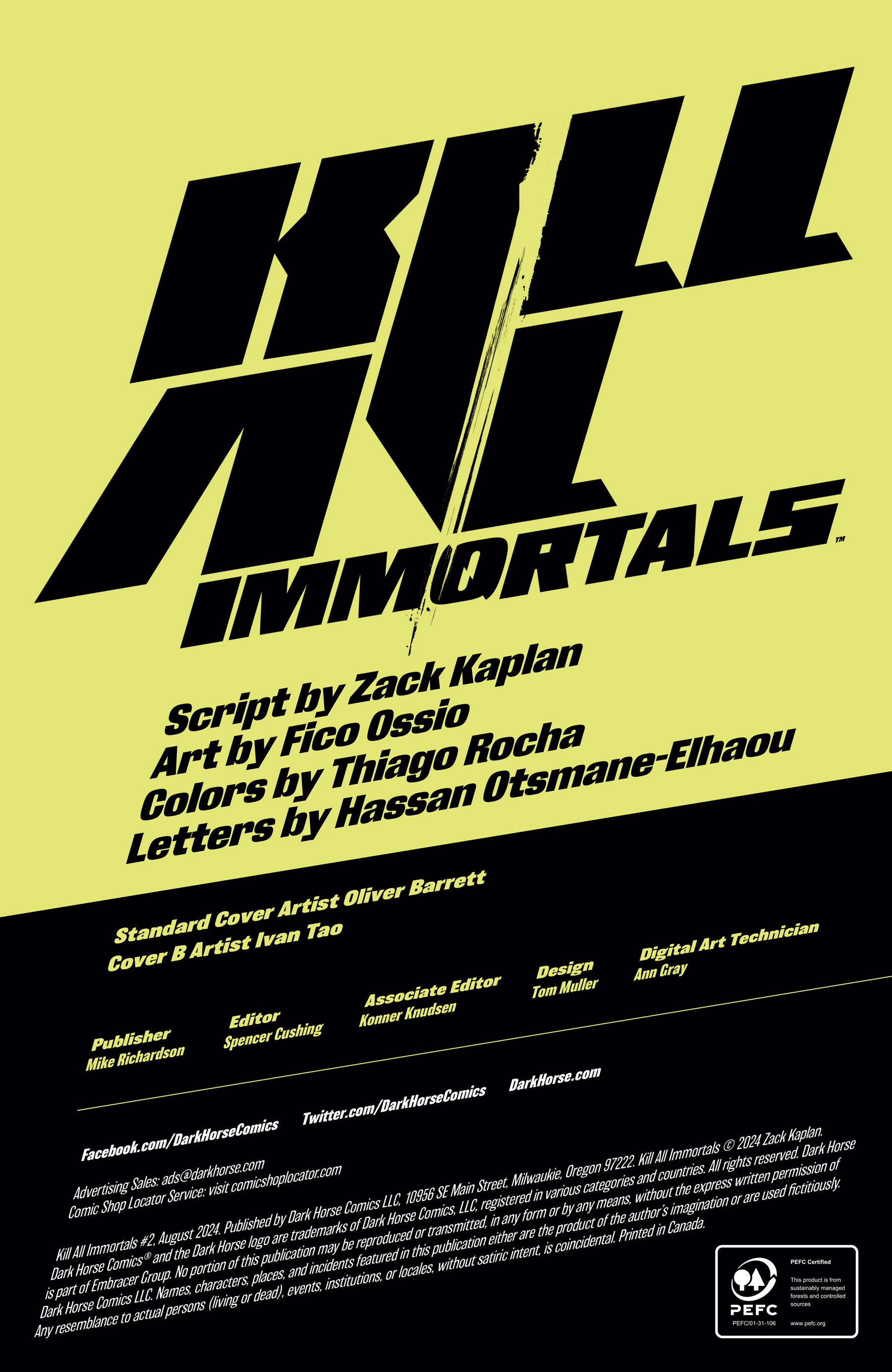 Kill All Immortals (2024-) issue 2 - Page 2