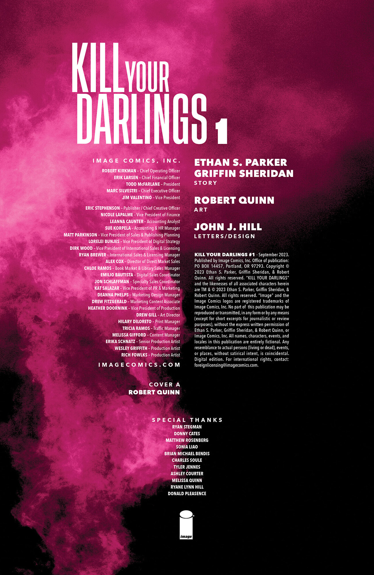 Kill Your Darlings (2023-) issue 1 - Page 2