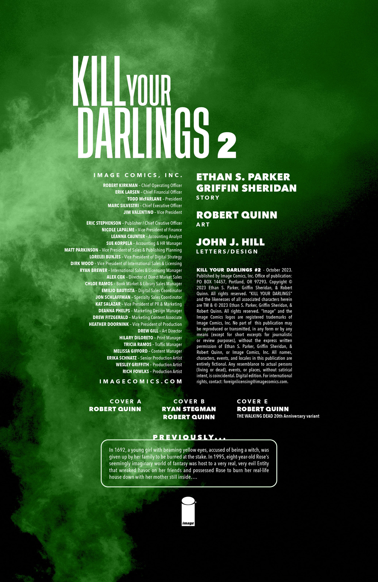 Kill Your Darlings (2023-): Chapter 2 - Page 2