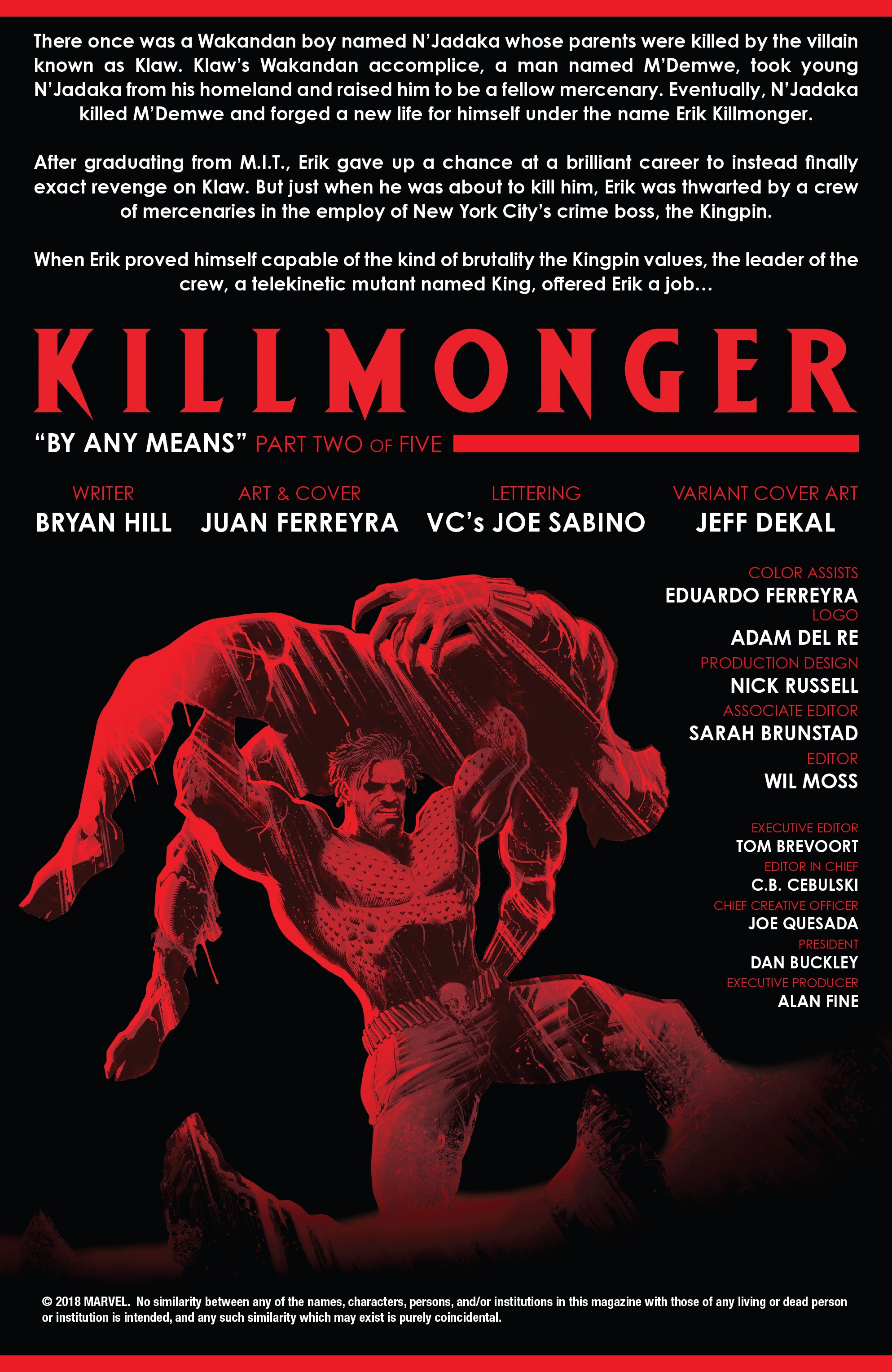 Killmonger (2018-): Chapter 2 - Page 3