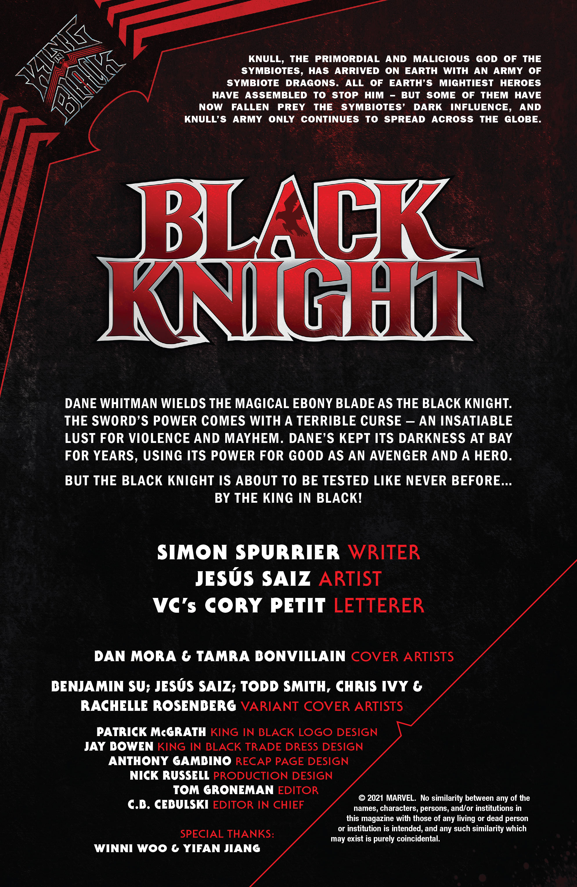 King In Black: Black Knight (2021): Chapter 1 - Page 2