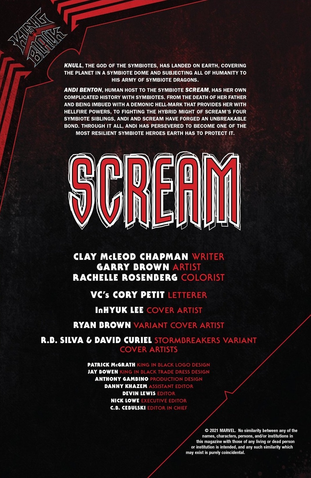 King In Black: Scream (2021) issue 1 - Page 5