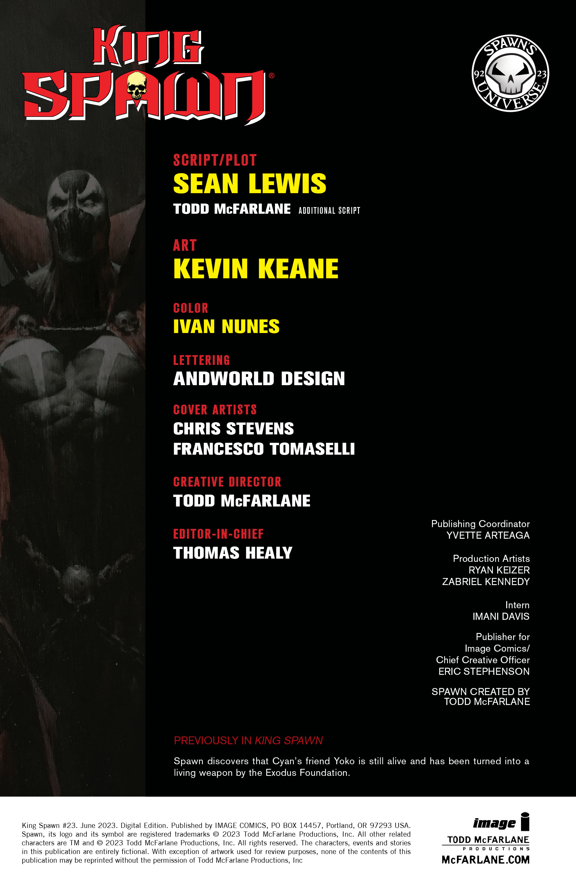 King Spawn (2021-) issue 23 - Page 3