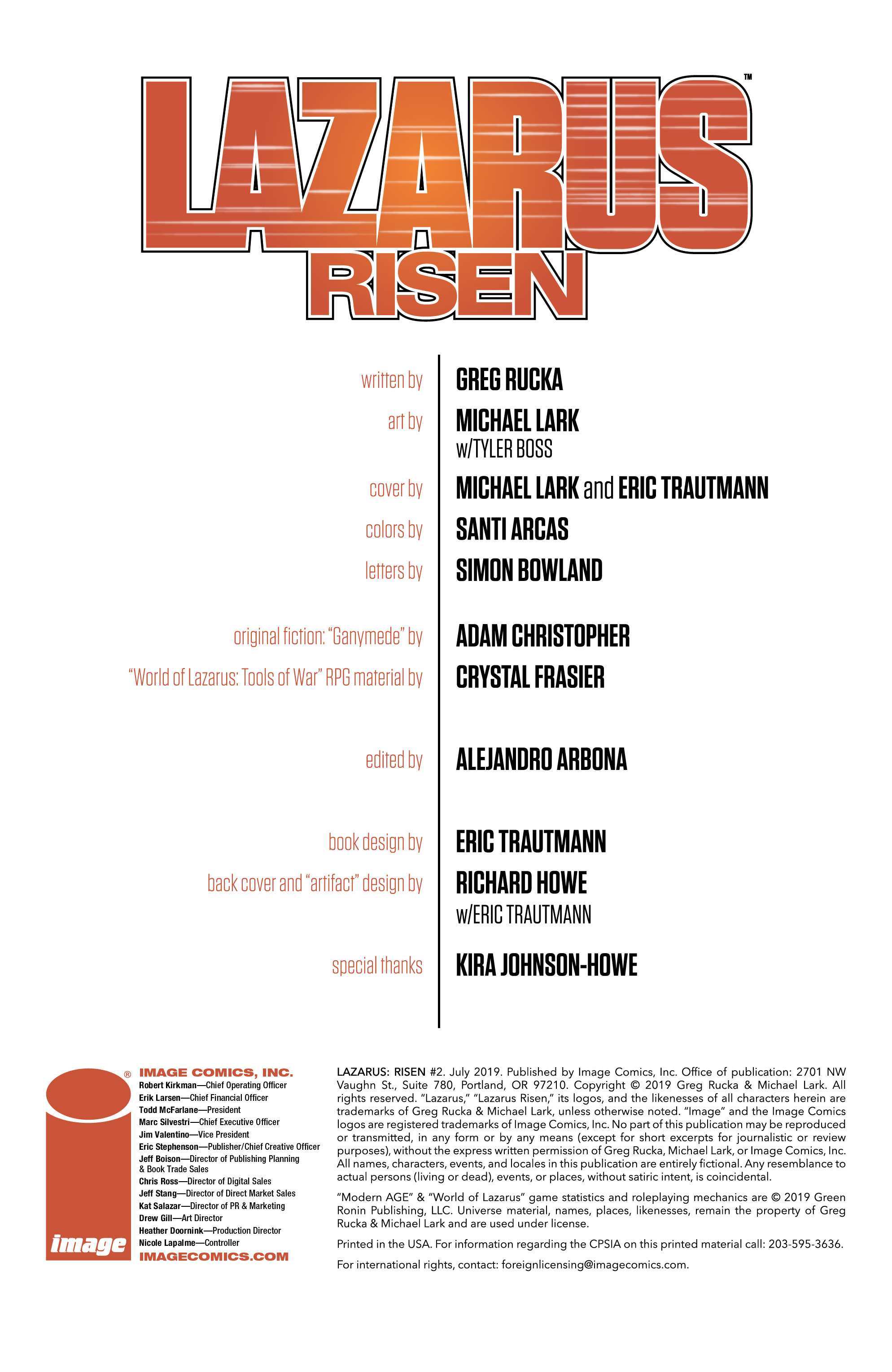 Lazarus: Risen (2019-): Chapter 2 - Page 3