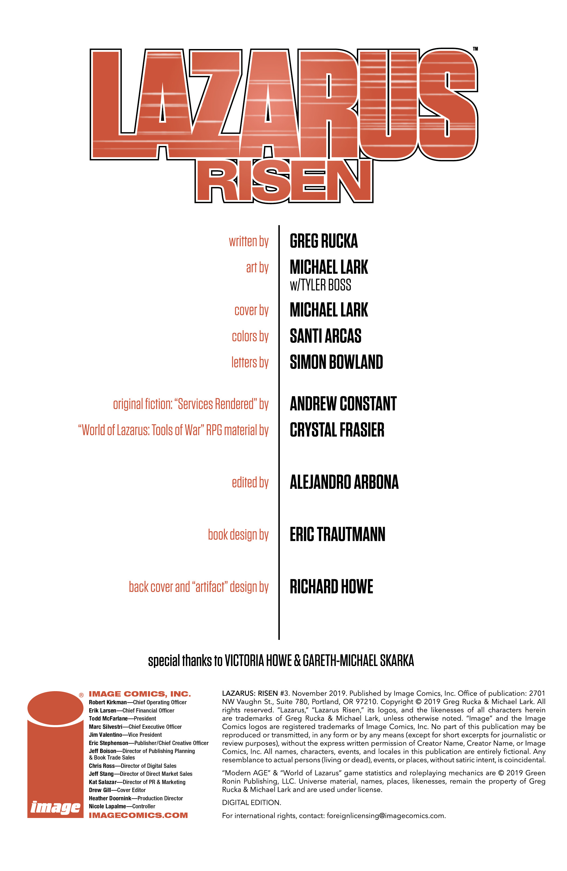 Lazarus: Risen (2019-): Chapter 3 - Page 3
