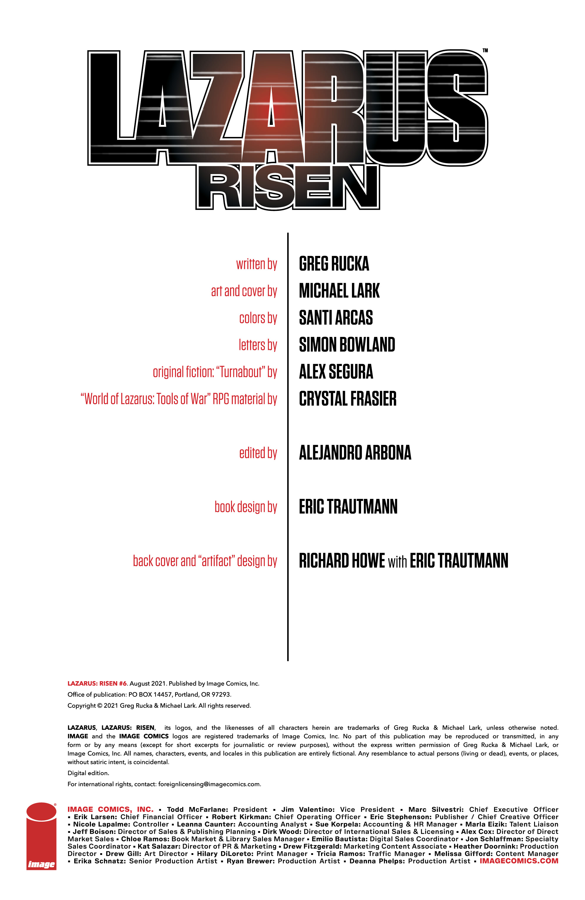 Lazarus: Risen (2019-): Chapter 6 - Page 3