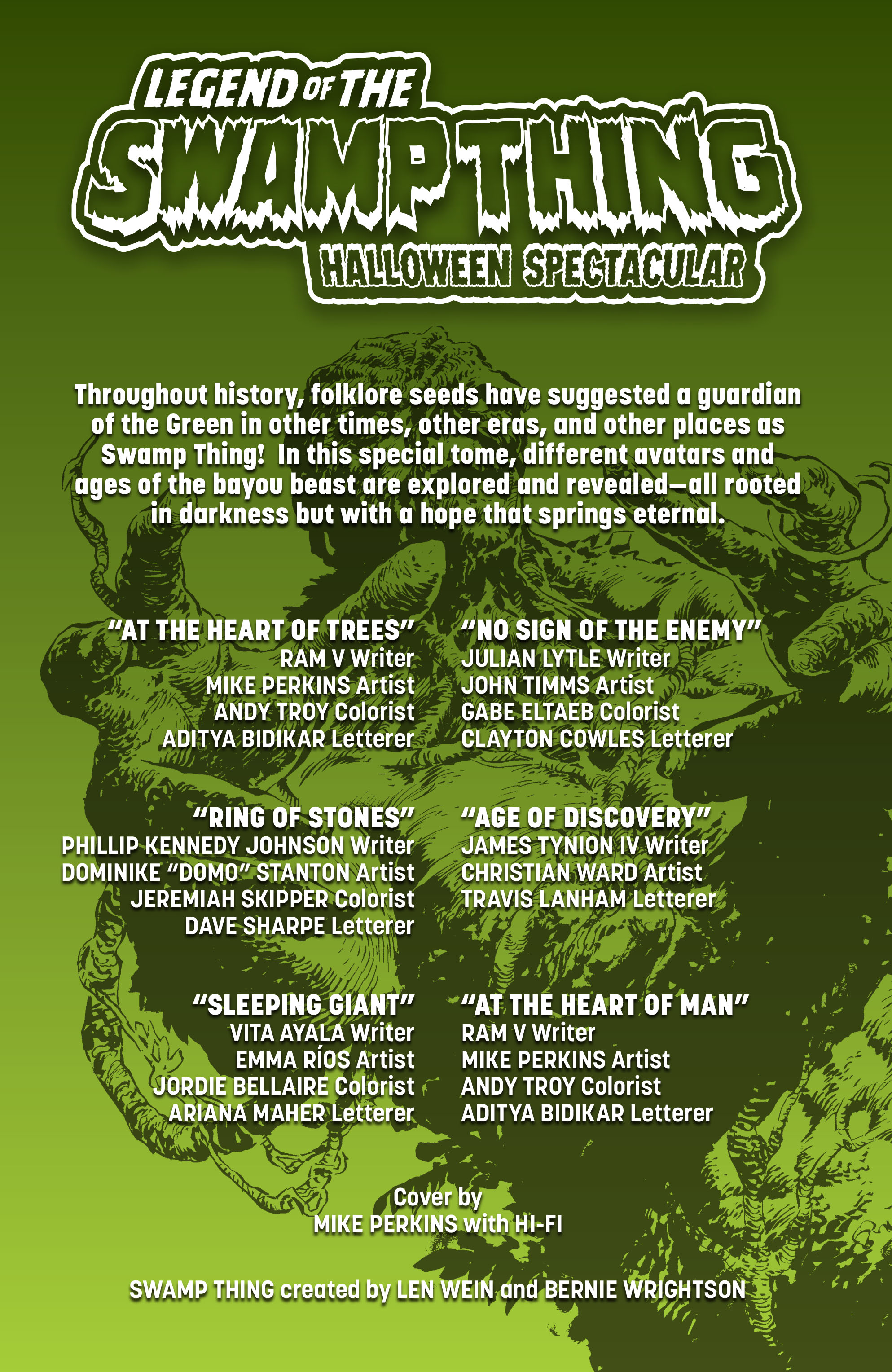 Legend of the Swamp Thing: Halloween Spectacular (2020): Chapter 1 - Page 2