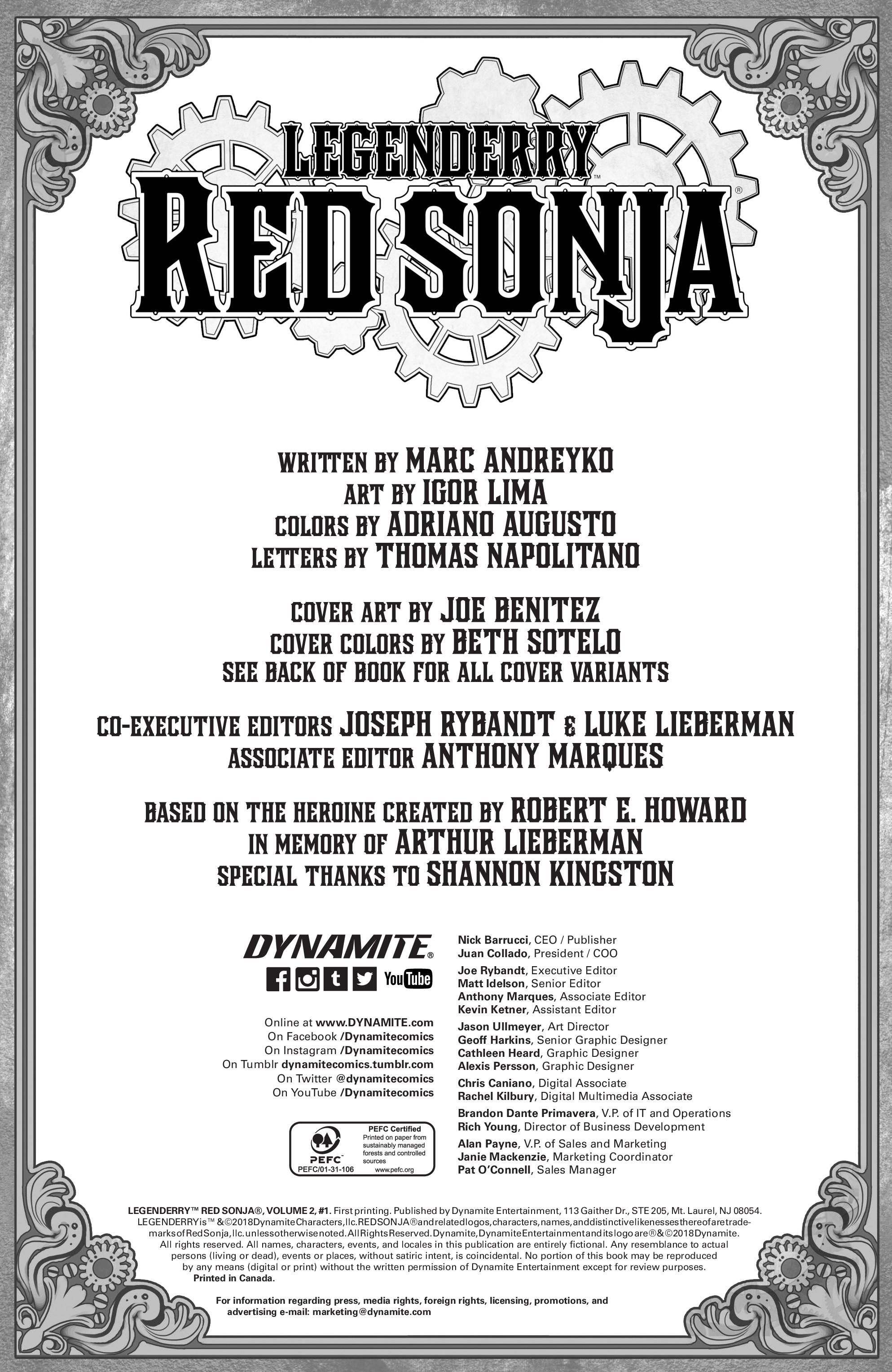 Legenderry: Red Sonja (2018): Chapter 1 - Page 2