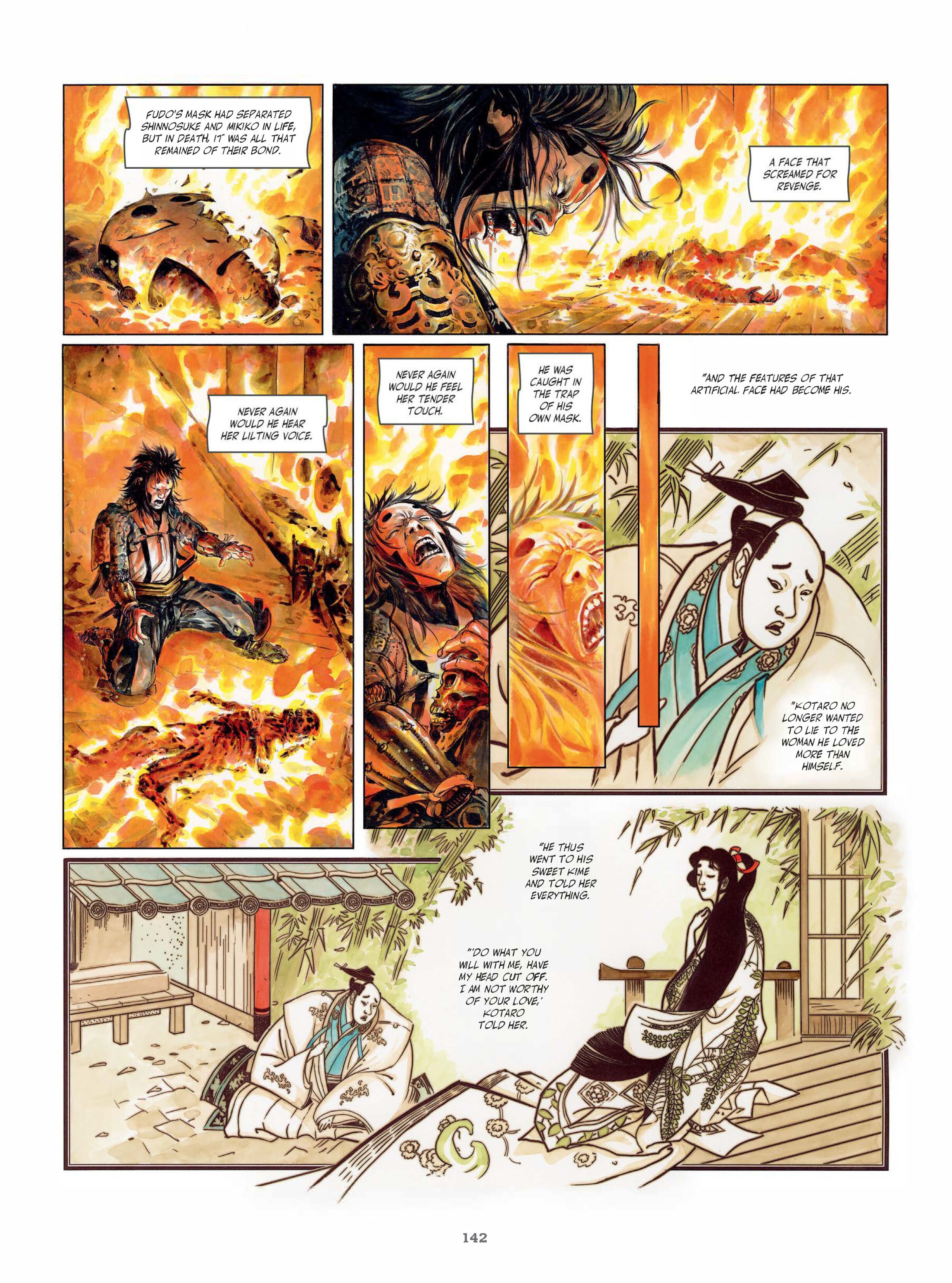 Legends of the Pierced Veil: The Mask of Fudo (2023) issue HC - Page 142