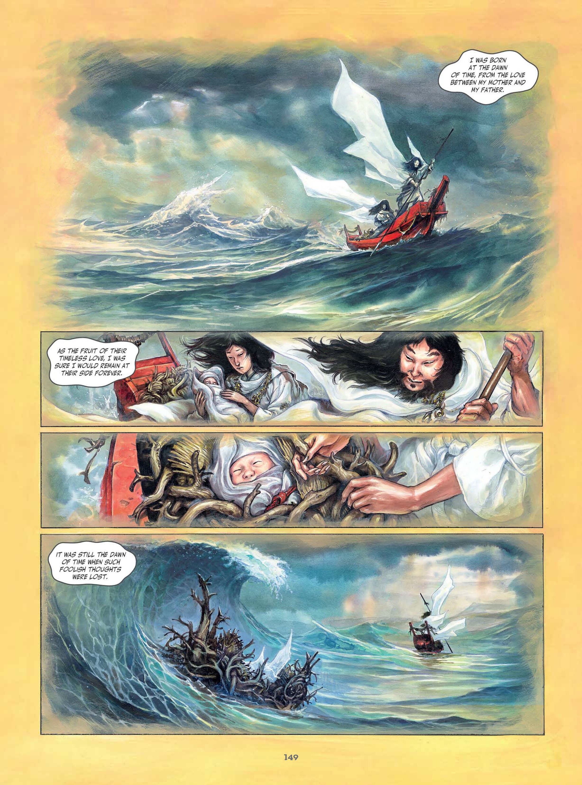 Legends of the Pierced Veil: The Mask of Fudo (2023) issue HC - Page 149