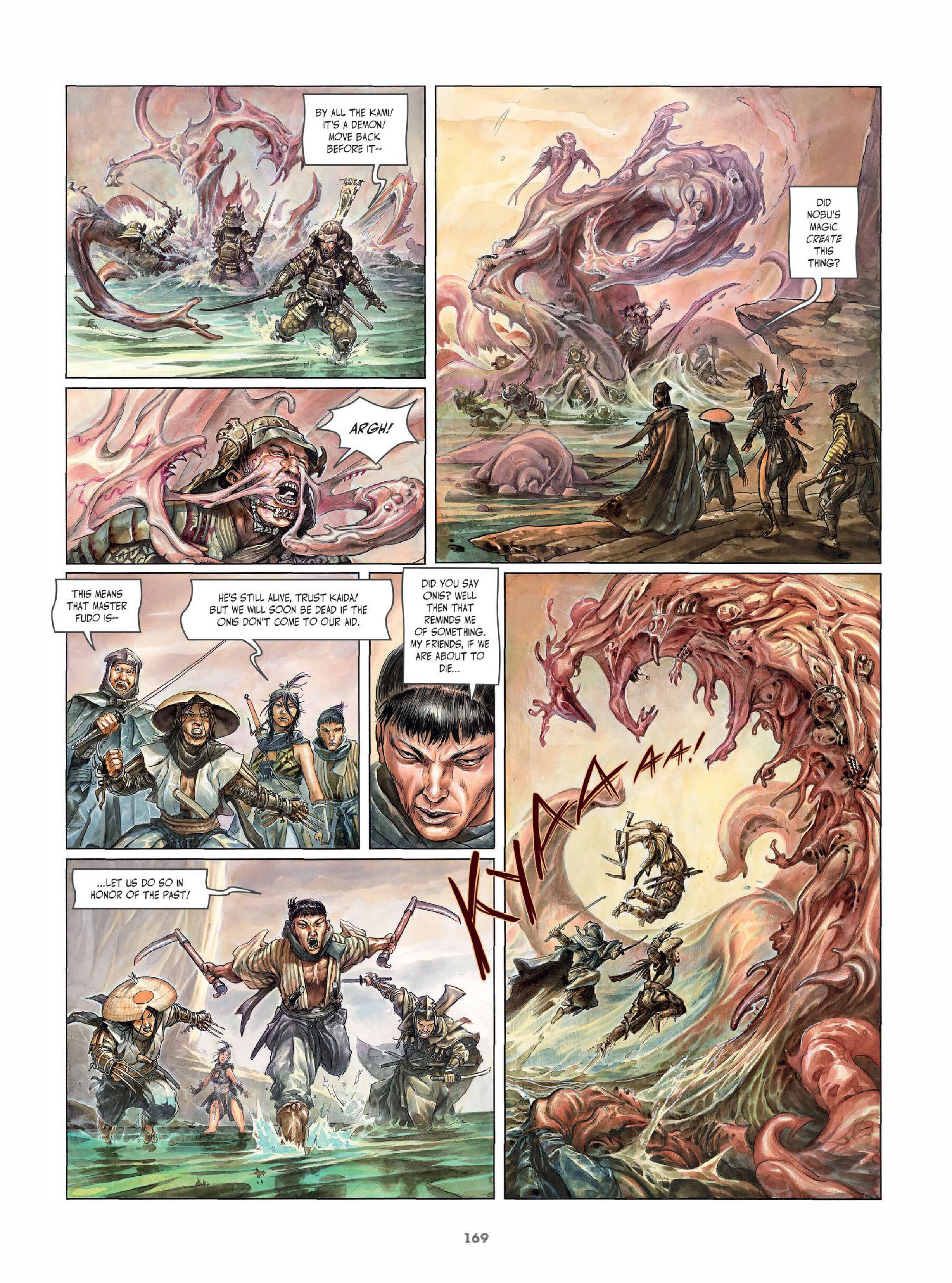 Legends of the Pierced Veil: The Mask of Fudo (2023) issue HC - Page 169