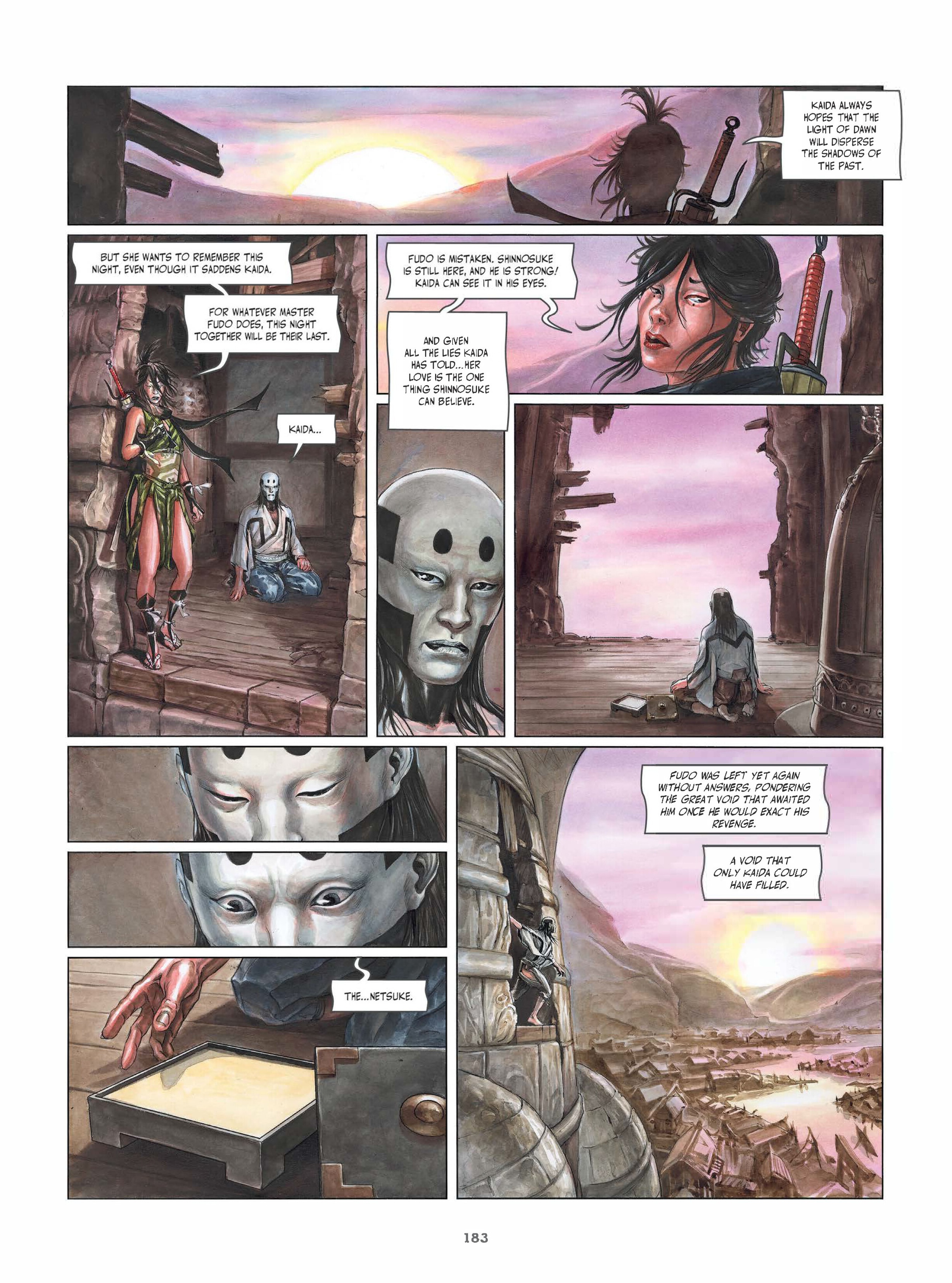 Legends of the Pierced Veil: The Mask of Fudo (2023) issue HC - Page 183