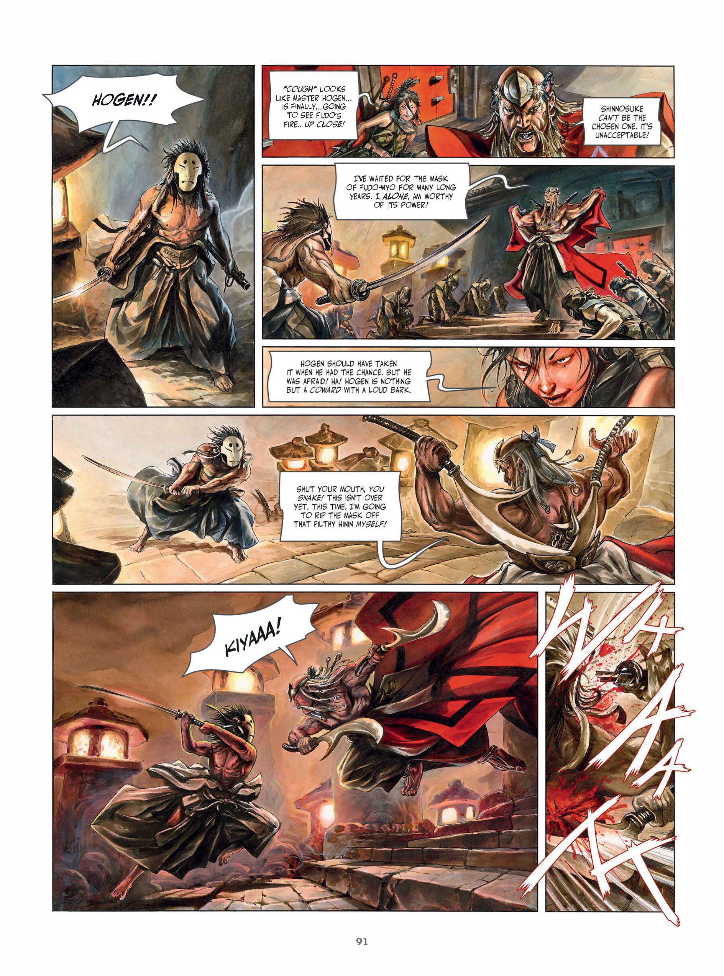 Legends of the Pierced Veil: The Mask of Fudo (2023) issue HC - Page 91