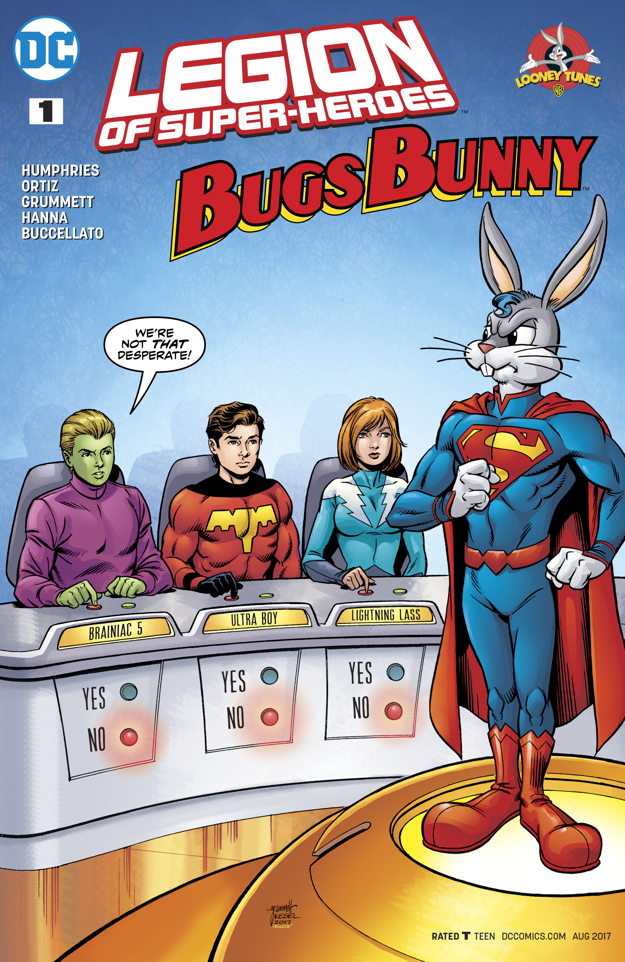 Legion of Super Heroes/Bugs Bunny Special (2017-): Chapter 1 - Page 1