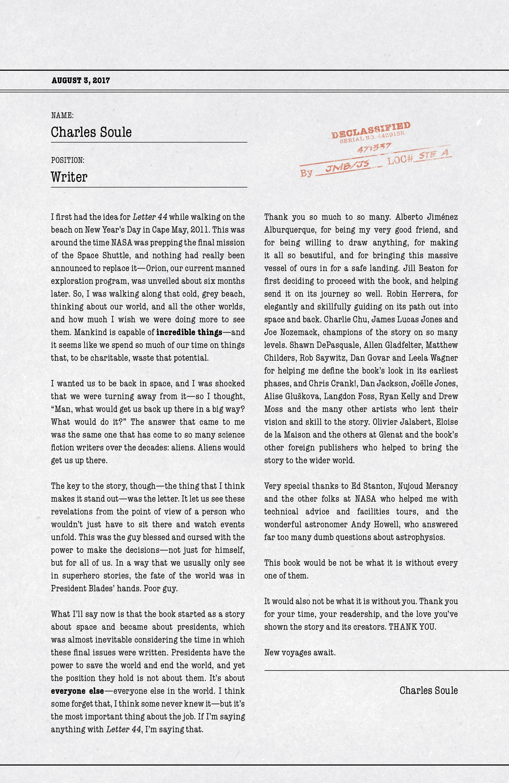 Letter 44 (2013-) issue 35 - Page 21